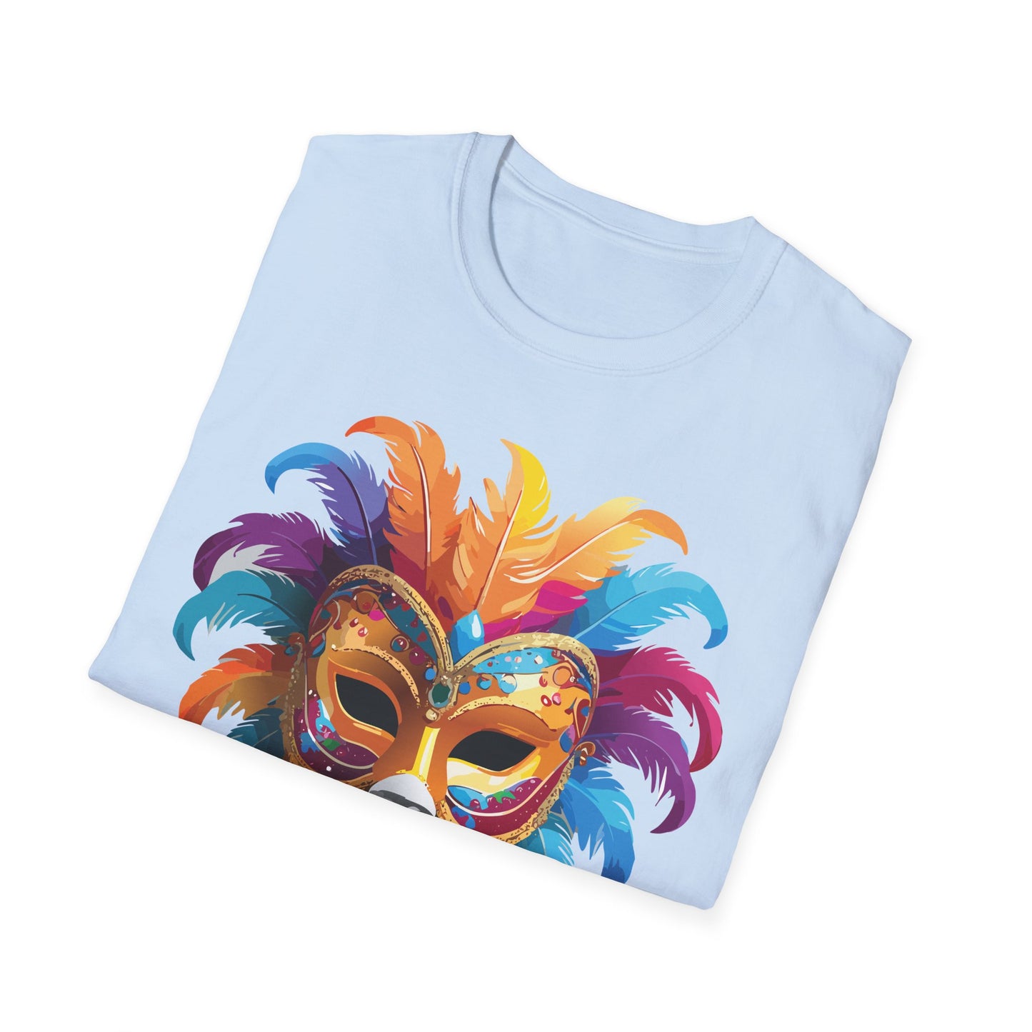 Mask Tee Shirt, Mask Shirt, Shirt with Mask, Masquerade Tees