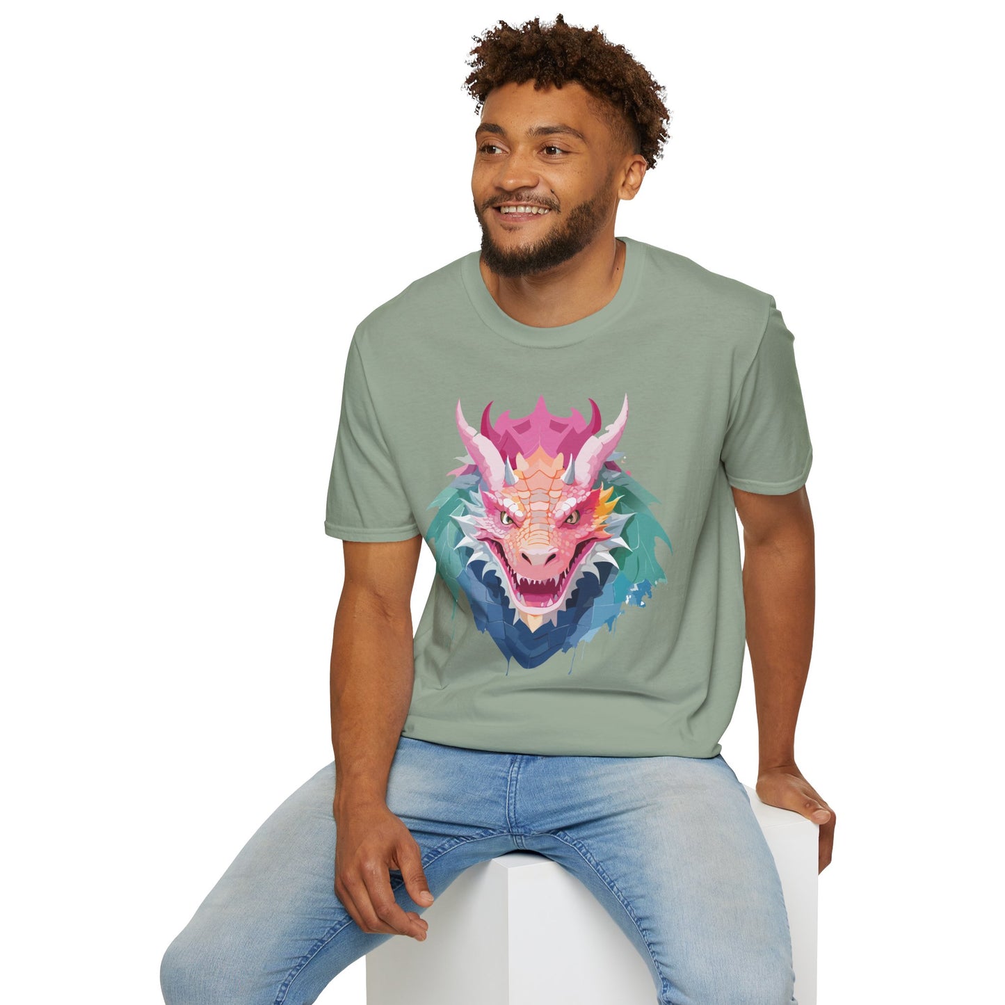 Dragon T Shirt, Dragon Shirt, Shirt with Animals, Animal Shirt