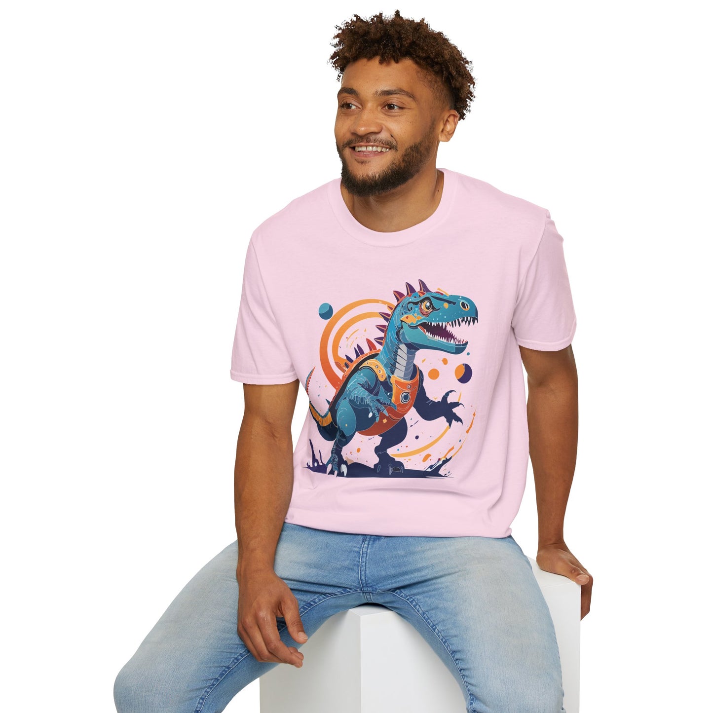 Unisex Alien T Shirt Cosmos Tee With Alien Design Gildan Softstyle 64000 Ring Spun Cotton