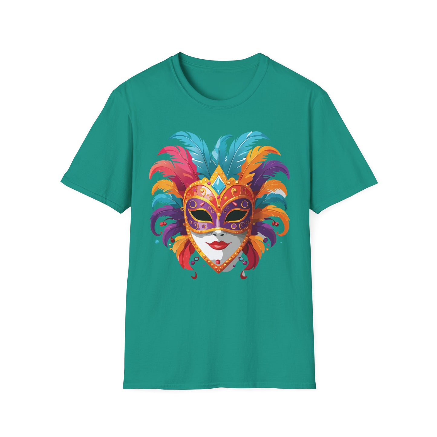 Mask Tee Shirt, Mask Shirt, Shirt with Mask, Masquerade Tees
