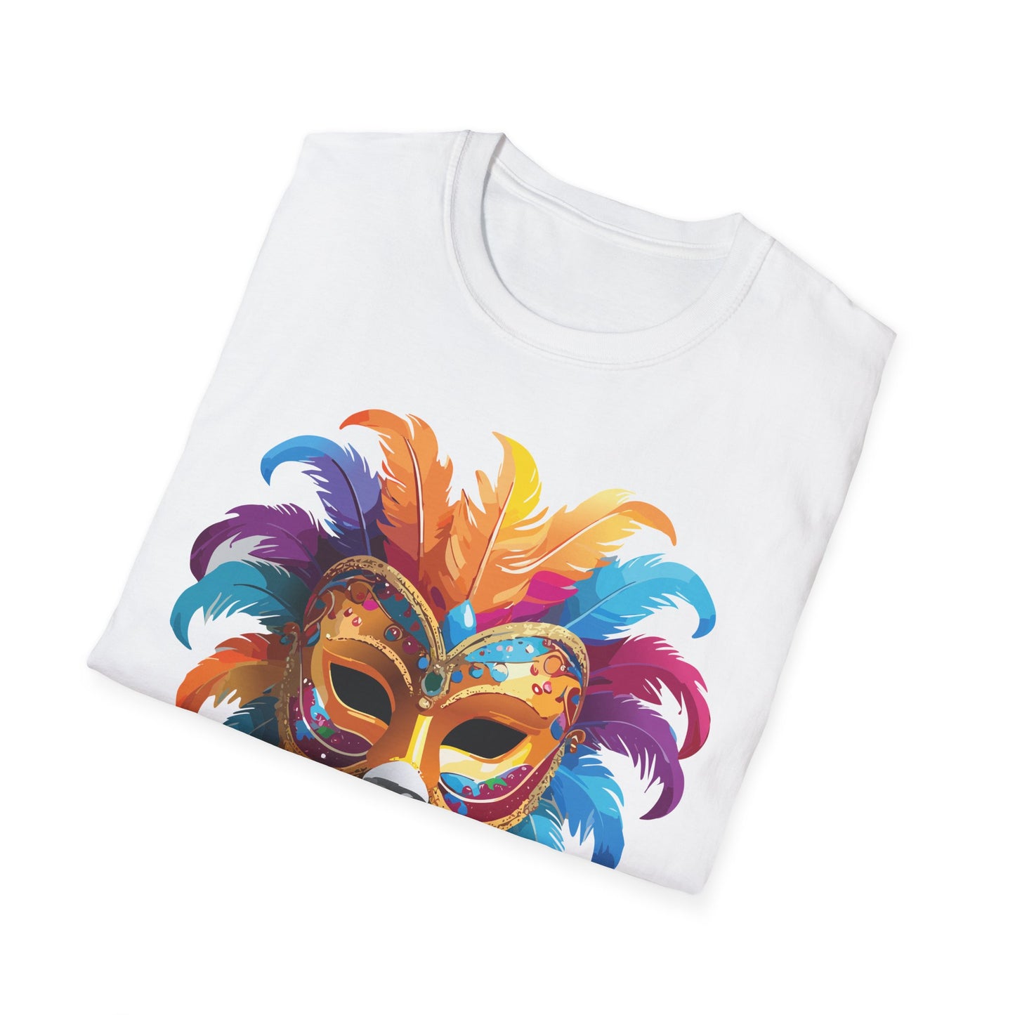 Mask Tee Shirt, Mask Shirt, Shirt with Mask, Masquerade Tees