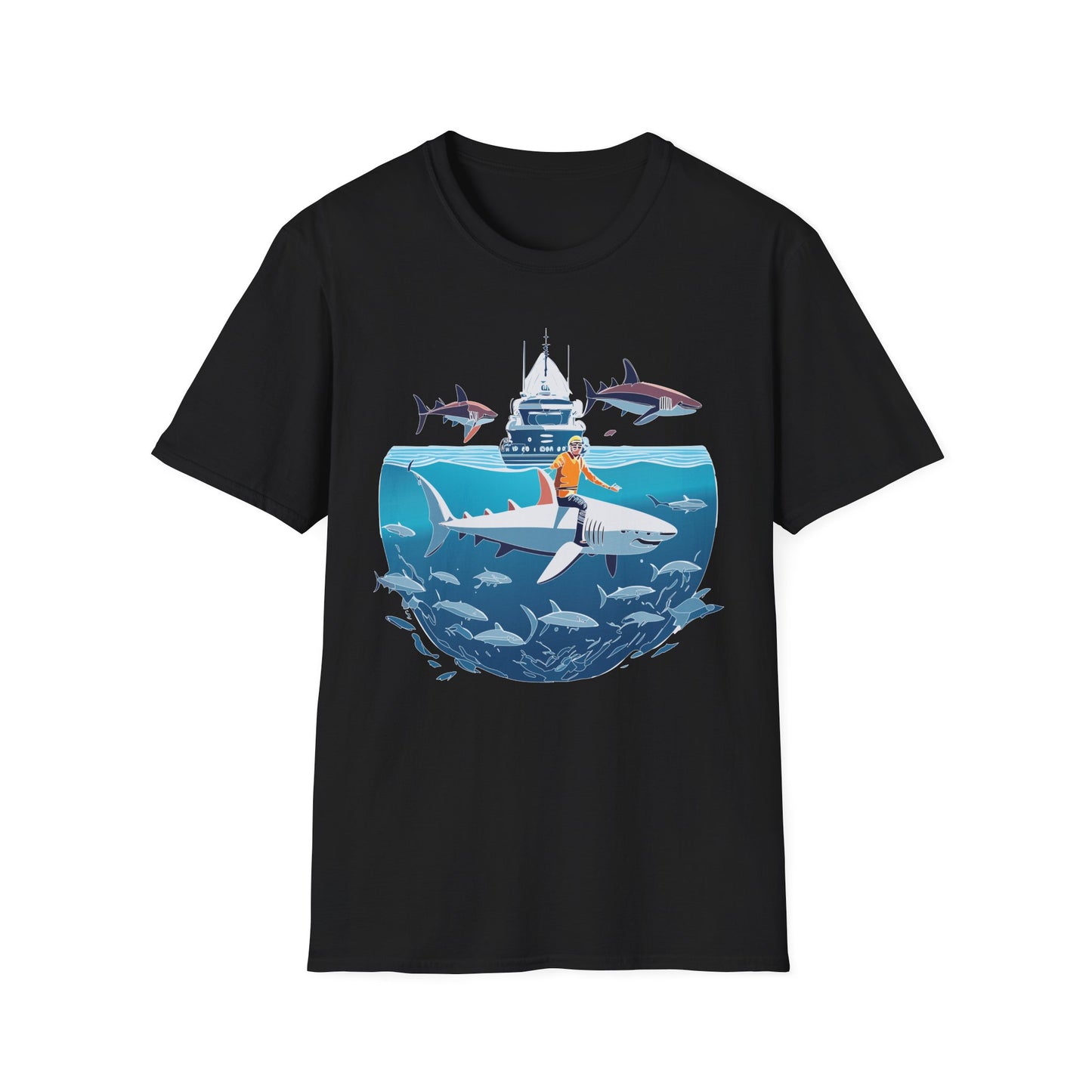 Ocean Tee Shirt, Ocean Shirt, Shirt with Ocean, U boat Tees, Shirt with U-Boat