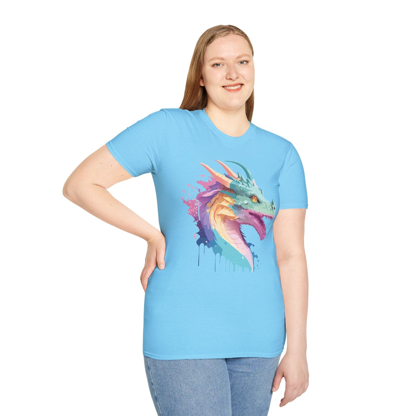 Dragon T Shirt, Dragon Shirt, Shirt with Animals, Animal Shirt