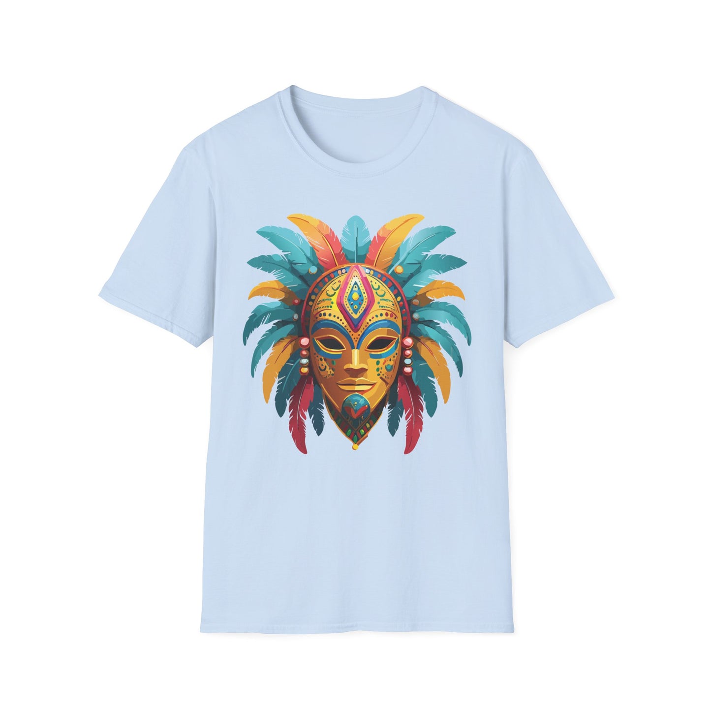 Mask Tee Shirt, Mask Shirt, Shirt with Mask, Masquerade Tees