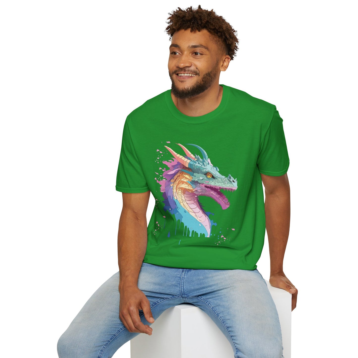 Dragon T Shirt, Dragon Shirt, Shirt with Animals, Animal Shirt
