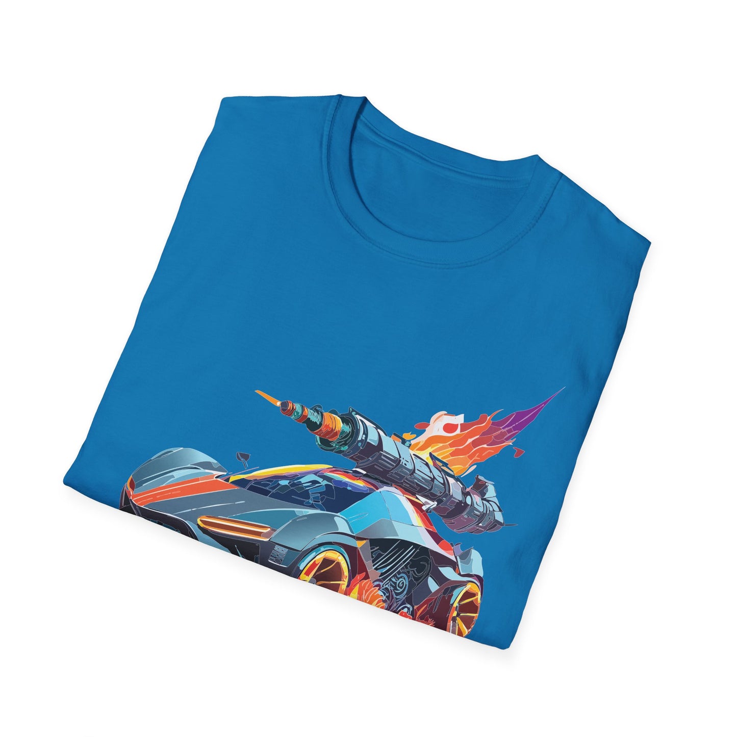 Car T Shirt for Car Lovers Unisex Softstyle Tee 64000 Hot Wheels Design Shirt with Cars