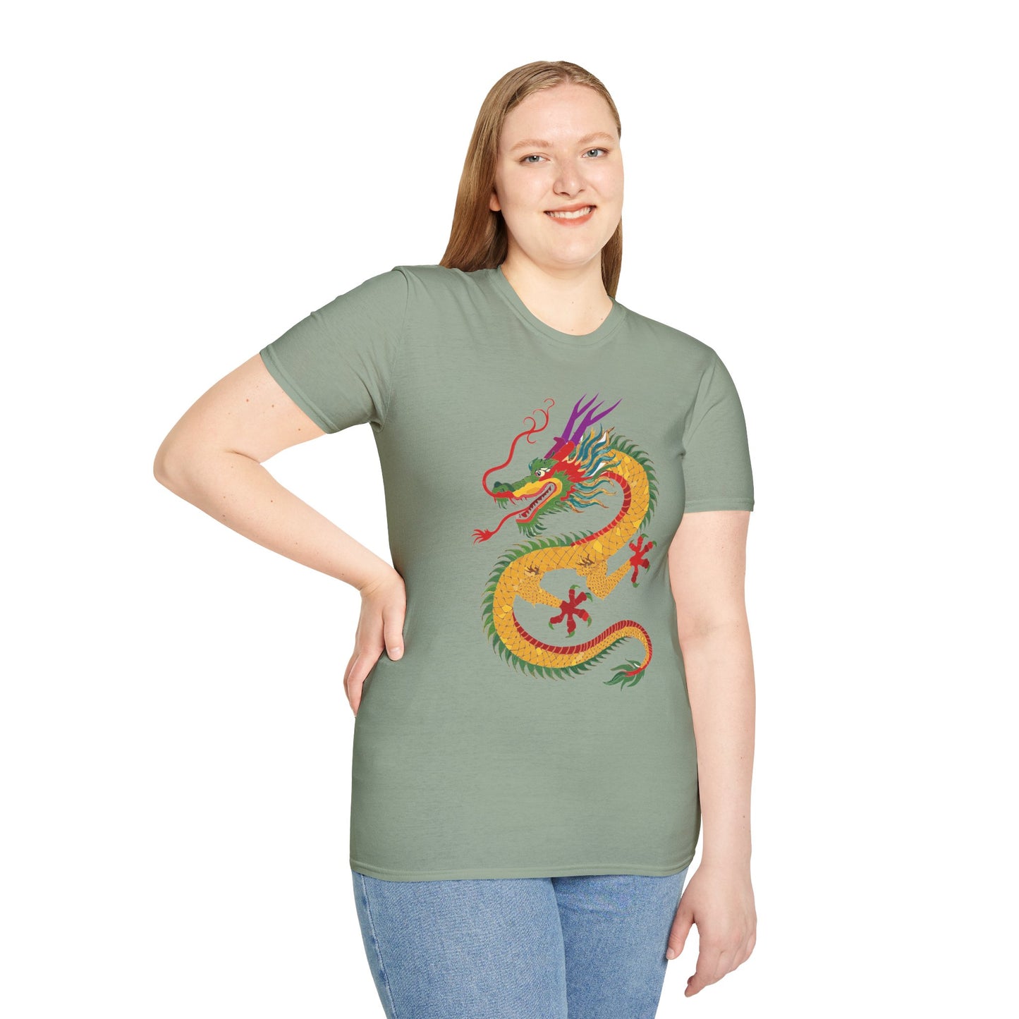 Dragon T Shirt, Dragon Shirt, Shirt with Animals, Animal Shirt