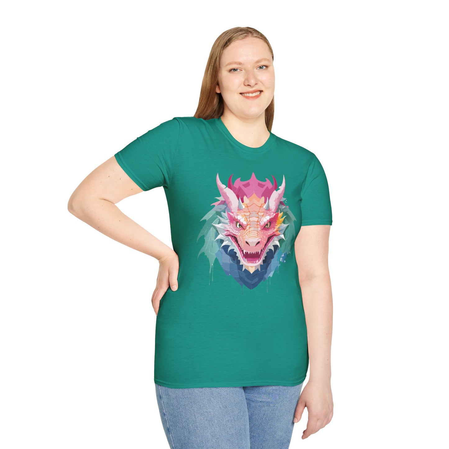Dragon T Shirt, Dragon Shirt, Shirt with Animals, Animal Shirt