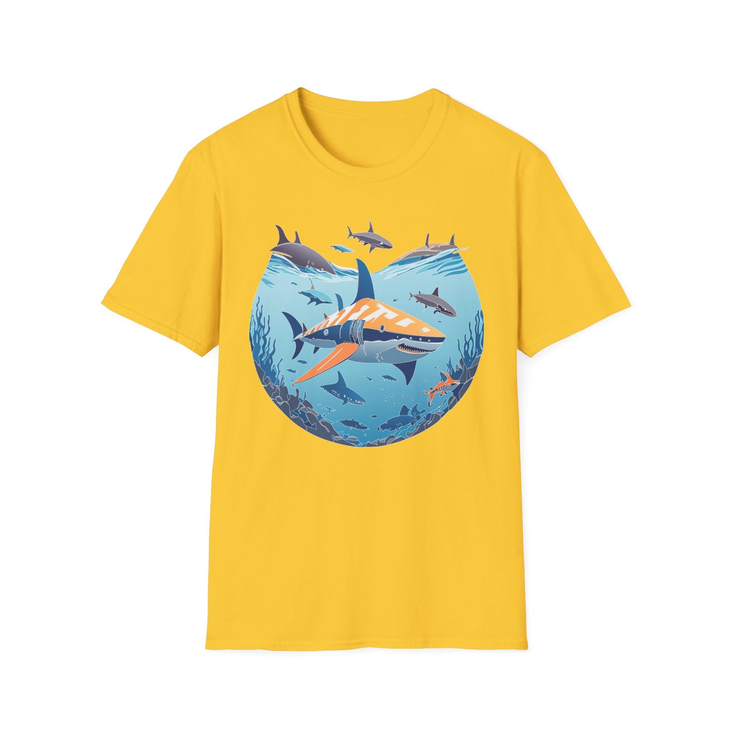 Ocean Tee Shirt, Ocean Shirt, Shirt with Ocean, U boat Tees, Shirt with U-Boat