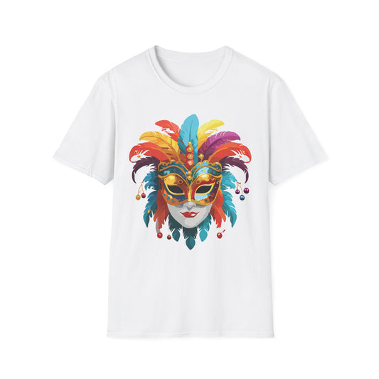 Mask Tee Shirt, Mask Shirt, Shirt with Mask, Masquerade Tees