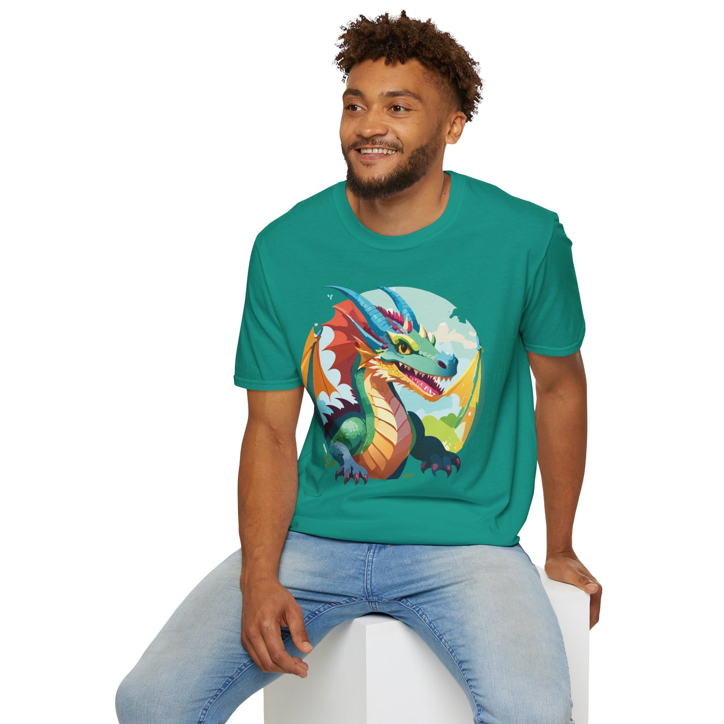 Dragon T Shirt, Dragon Shirt, Shirt with Animals, Animal Shirt