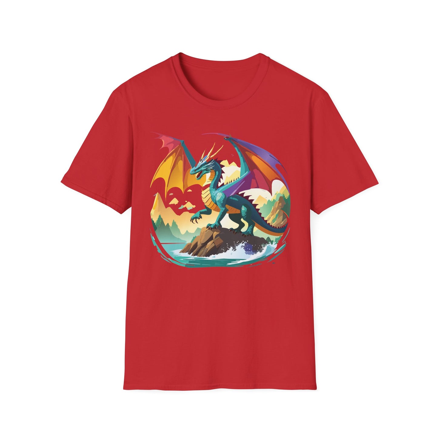 Dragon T Shirt, Dragon Shirt, Shirt with Animals, Animal Shirt