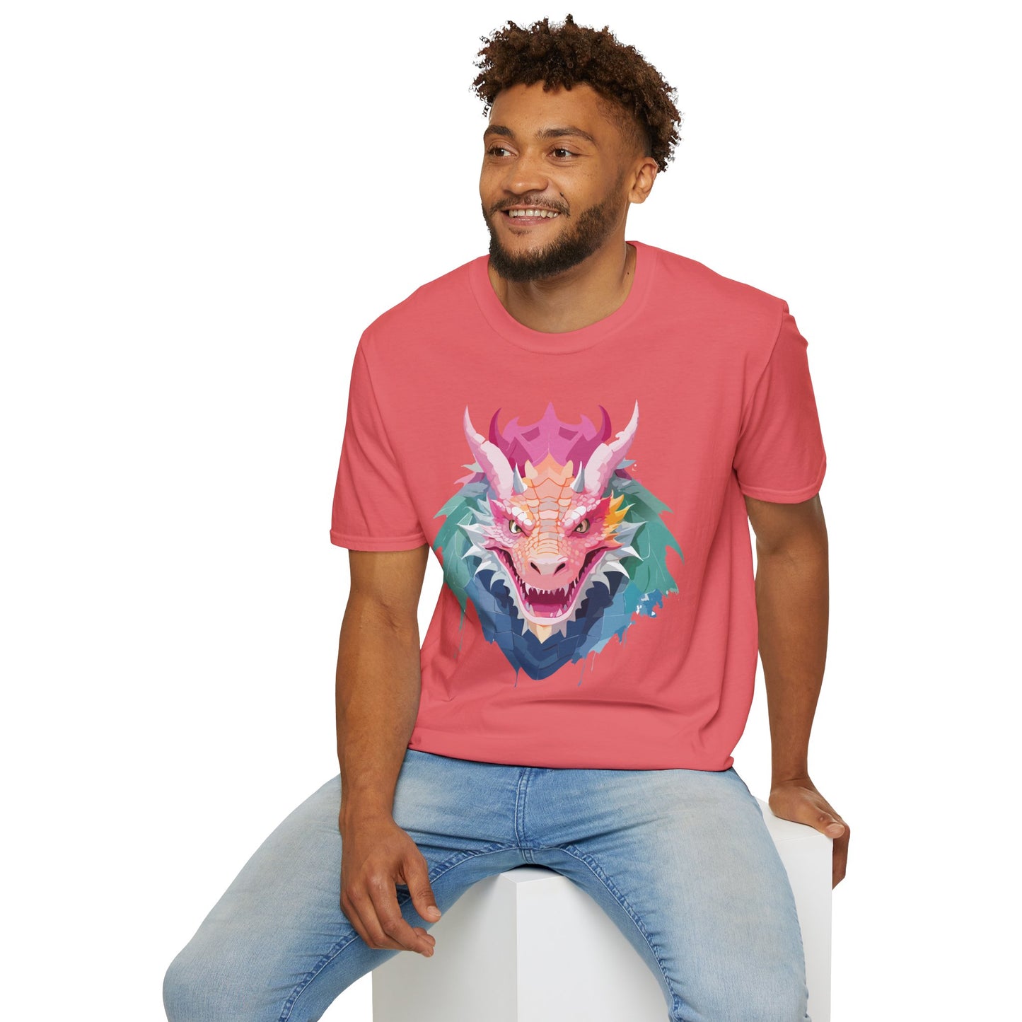 Dragon T Shirt, Dragon Shirt, Shirt with Animals, Animal Shirt