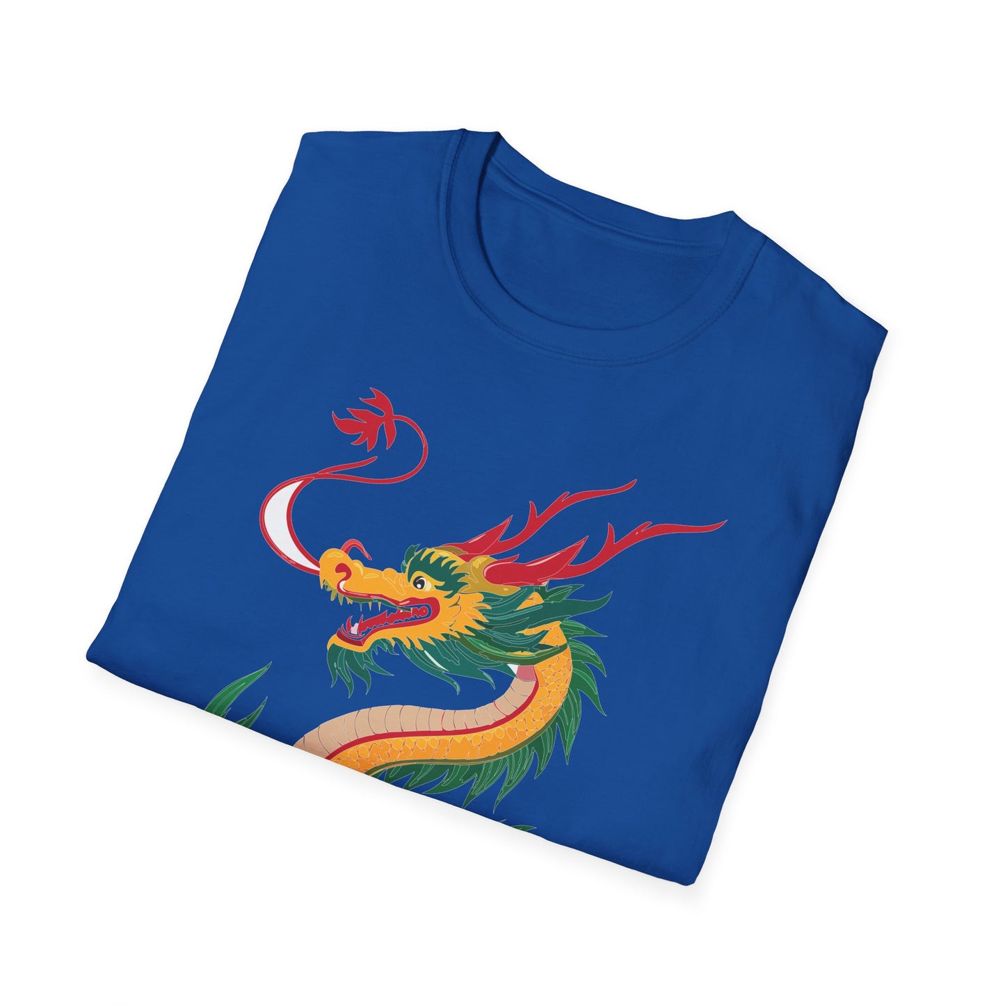 Dragon T Shirt Unisex Dragon Shirt Animal Shirt Gildan Softstyle 64000 100 Percent Cotton Tee