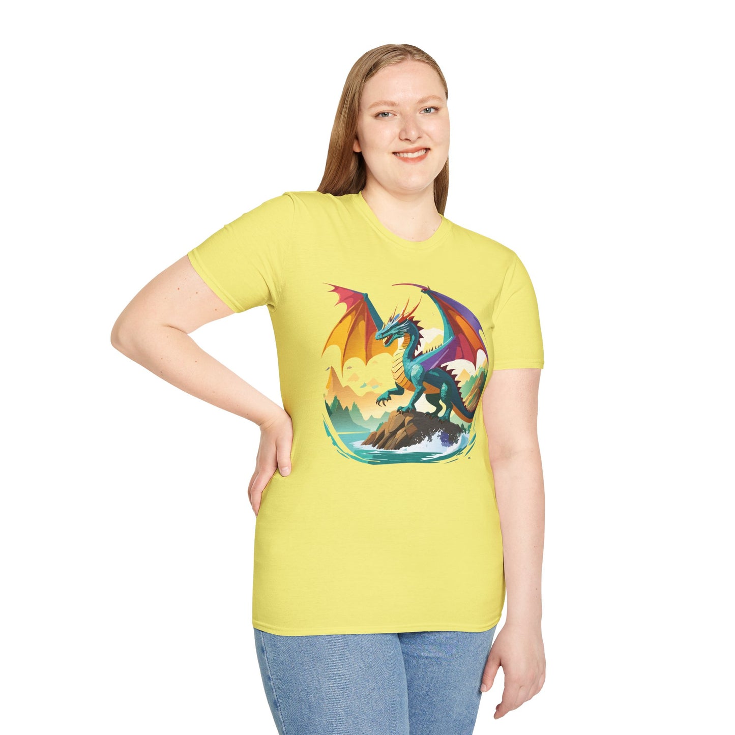 Dragon T Shirt, Dragon Shirt, Shirt with Animals, Animal Shirt