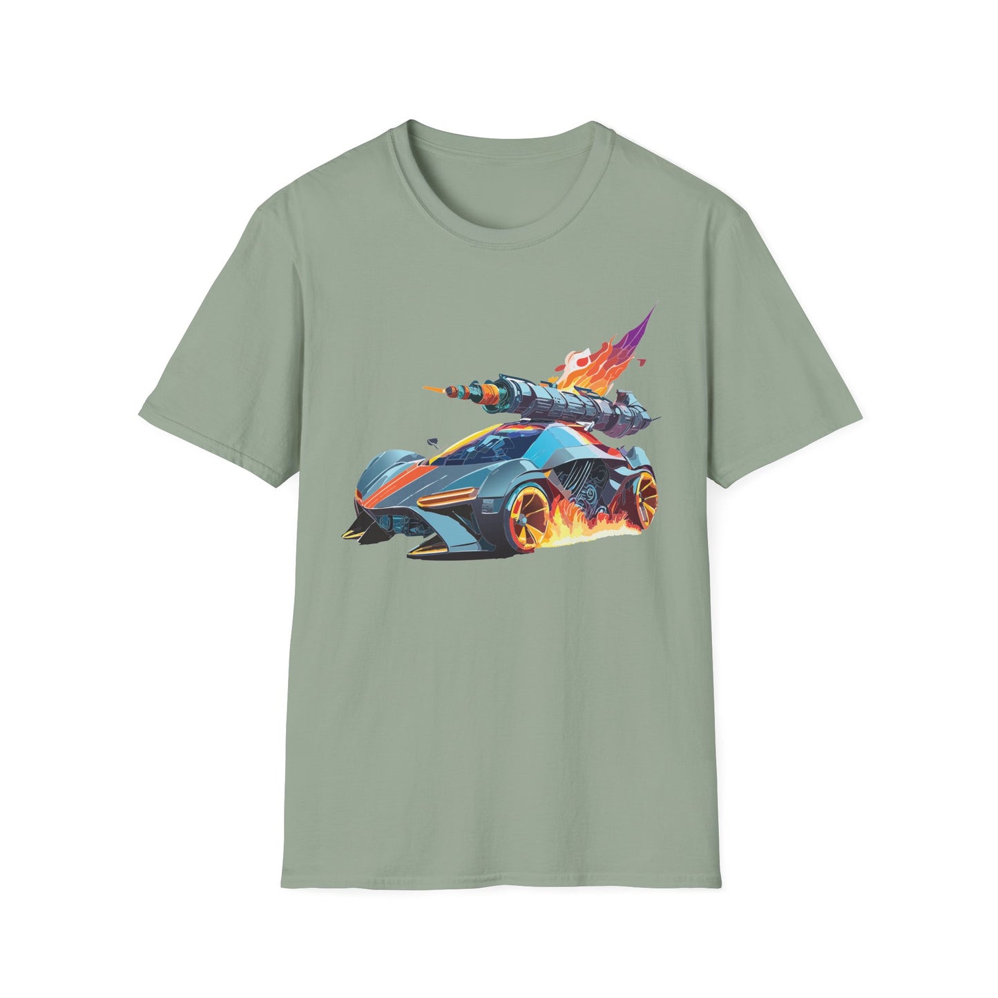 Car T Shirt for Car Lovers Unisex Softstyle Tee 64000 Hot Wheels Design Shirt with Cars