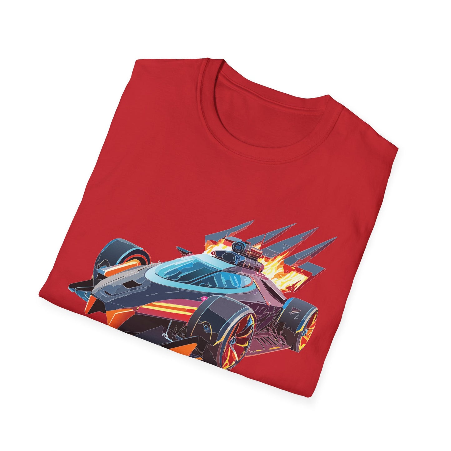 Car T Shirt Unisex Softstyle Cotton Tee With Cars Graphic Hot Wheels Design For Men Women