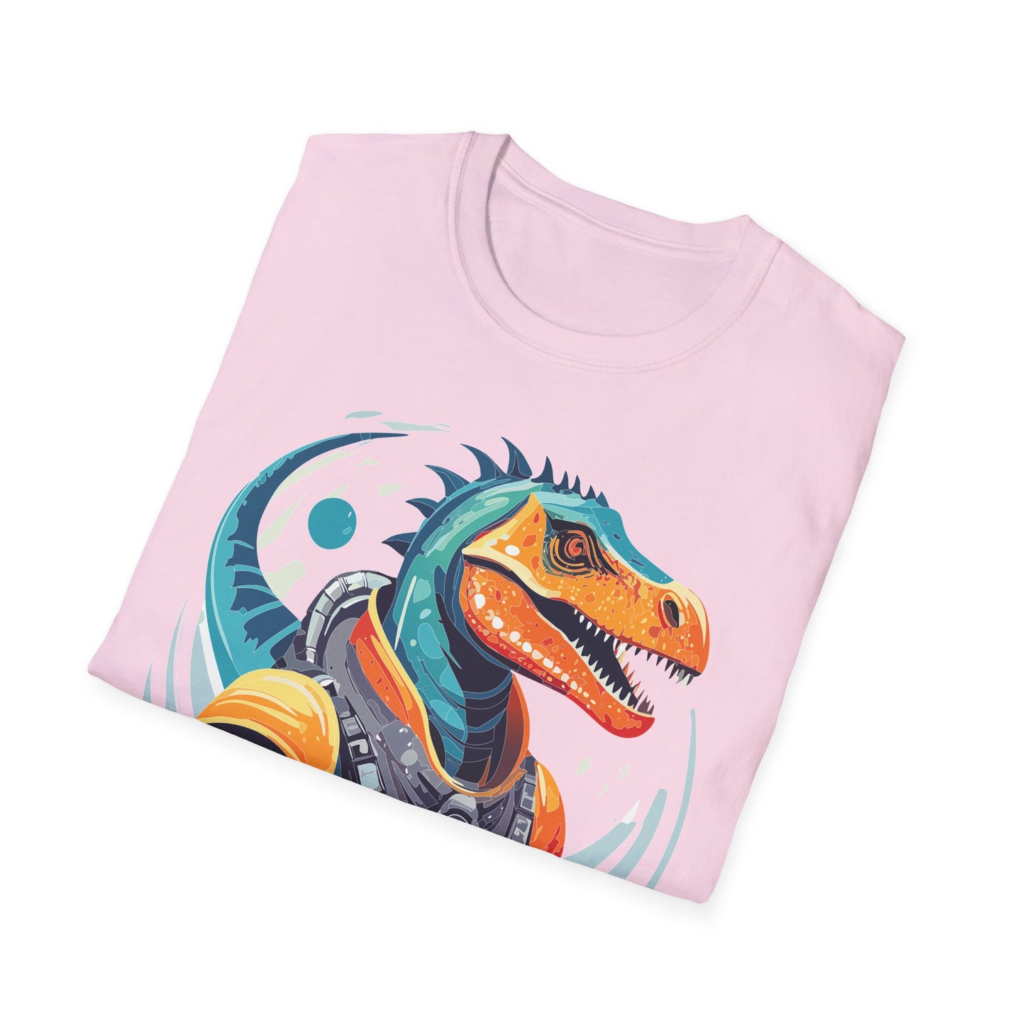Gildan Alien Cosmos T Shirt Unisex Softstyle 64000 Cotton Tee With Alien Art Design Graphic Print