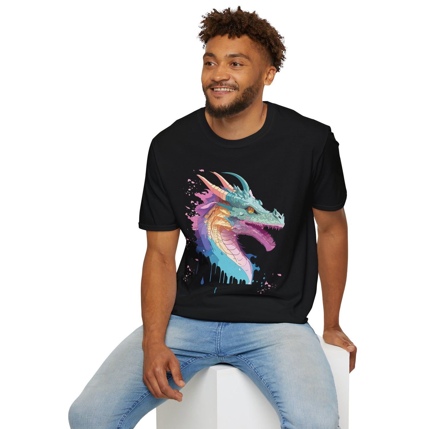 Dragon T Shirt, Dragon Shirt, Shirt with Animals, Animal Shirt