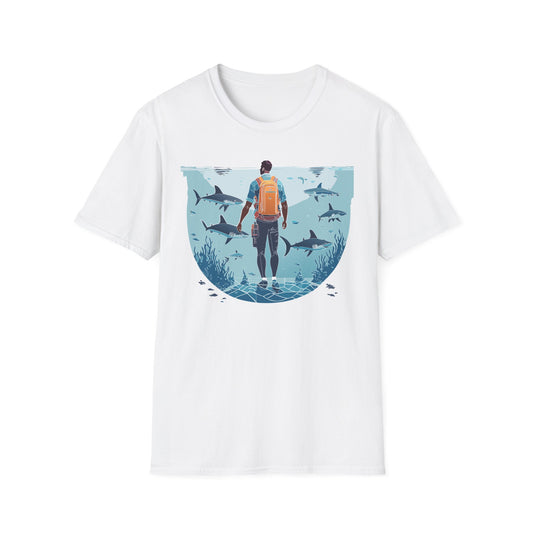 Ocean Tee Shirt, Ocean Shirt, Shirt with Ocean, U boat Tees, Shirt with U-Boat