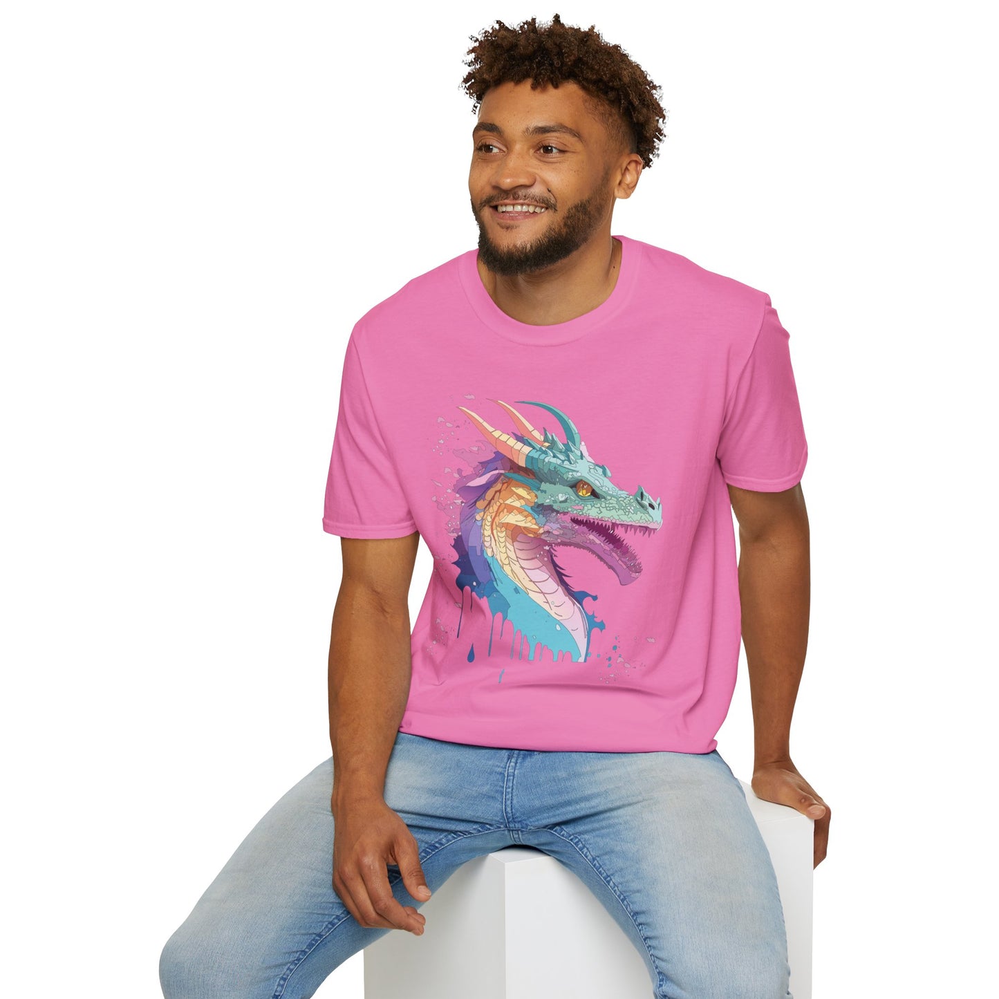 Dragon T Shirt, Dragon Shirt, Shirt with Animals, Animal Shirt