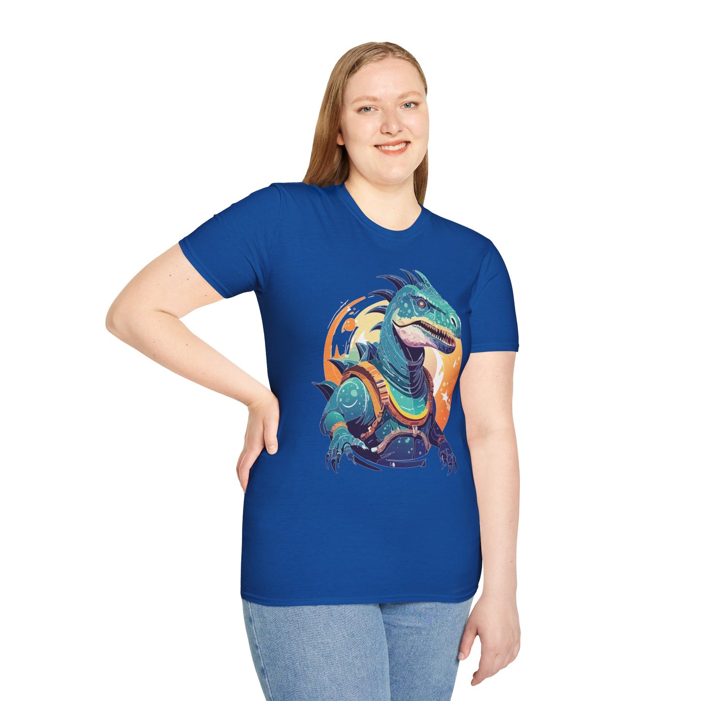 Alien T Shirt Cosmos Design Unisex Softstyle 64000 Graphic Artwork Tee With Aliens