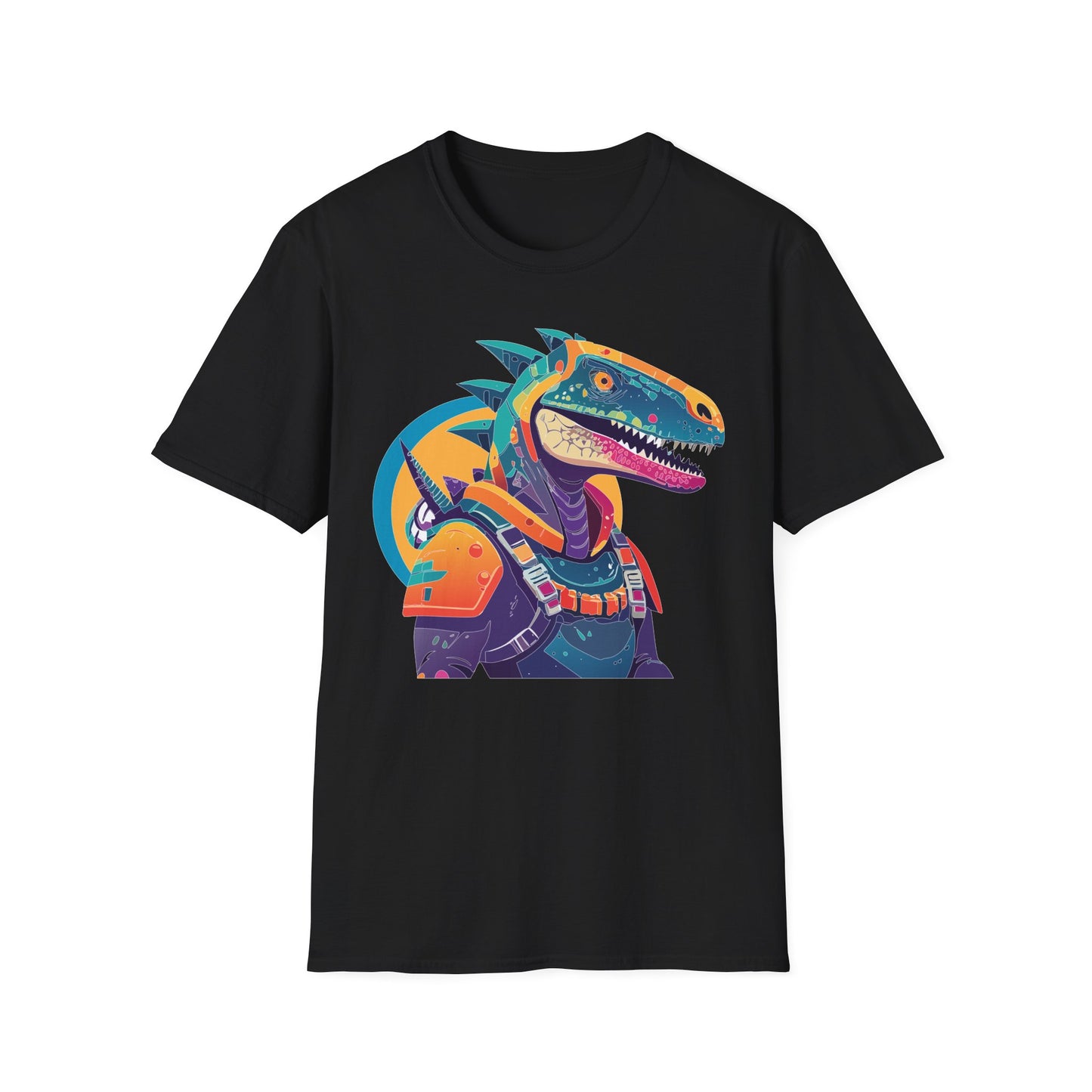 Unisex Alien Cosmos Shirt With Art Design Gildan Softstyle 64000 Short Sleeve Tee