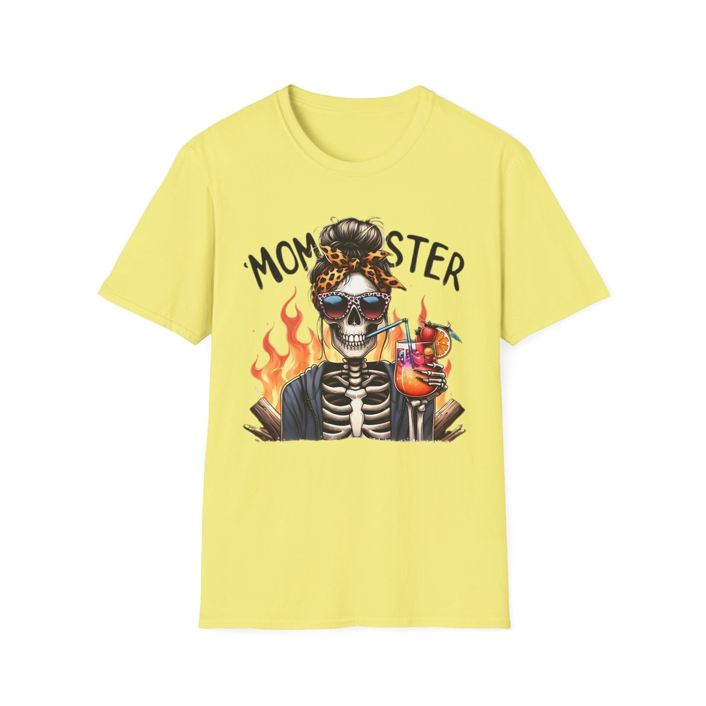 Skull Tee Shirt Unisex Skeleton Shirt Softstyle Gildan 100 Percent Cotton Graphic Tee