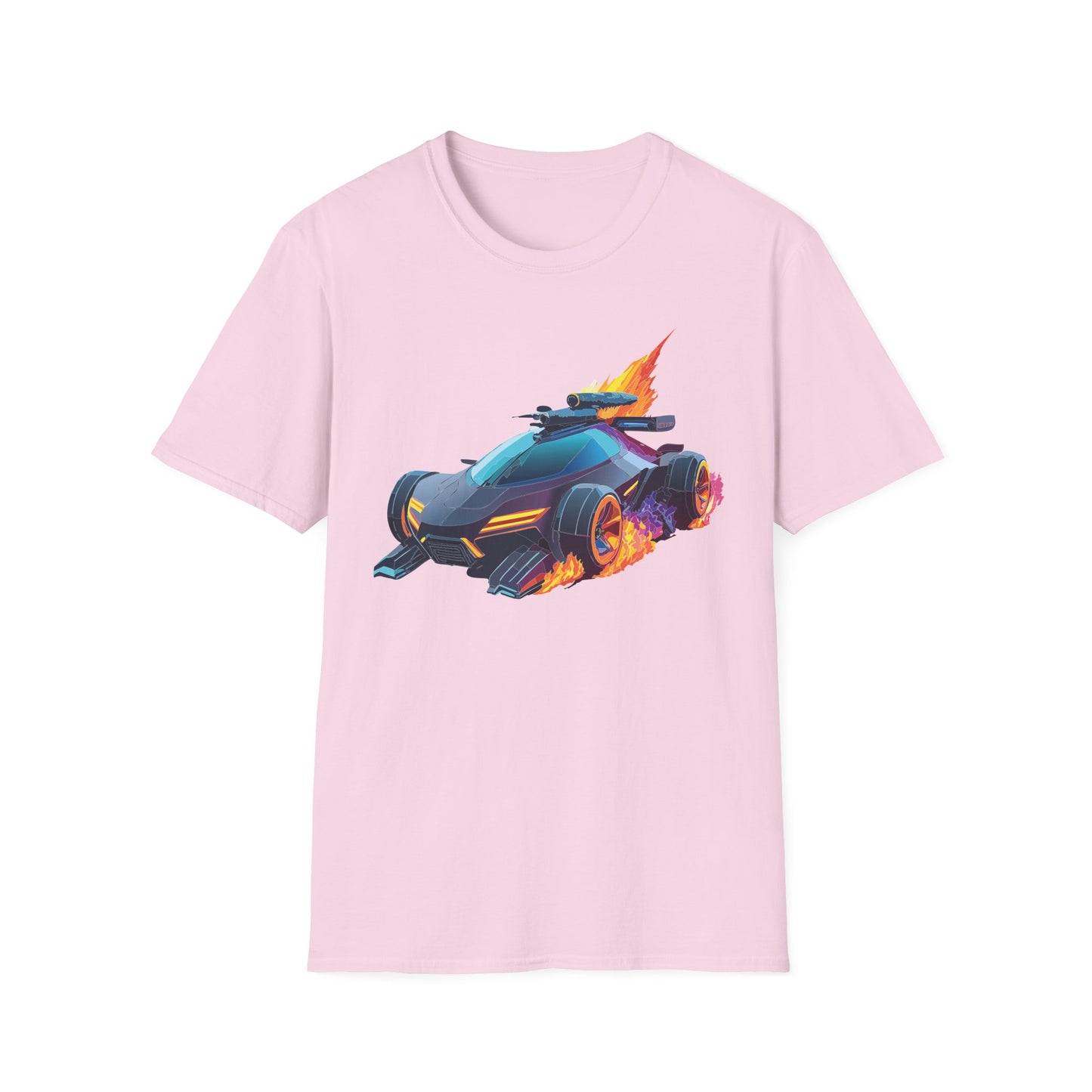 Unisex Car T Shirt Hot Wheels Cars Shirt 100 Percent Ring Spun Cotton Gildan Softstyle Tee