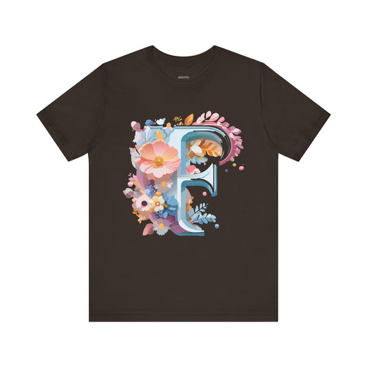 Letter Shirt, Letter F Shirt