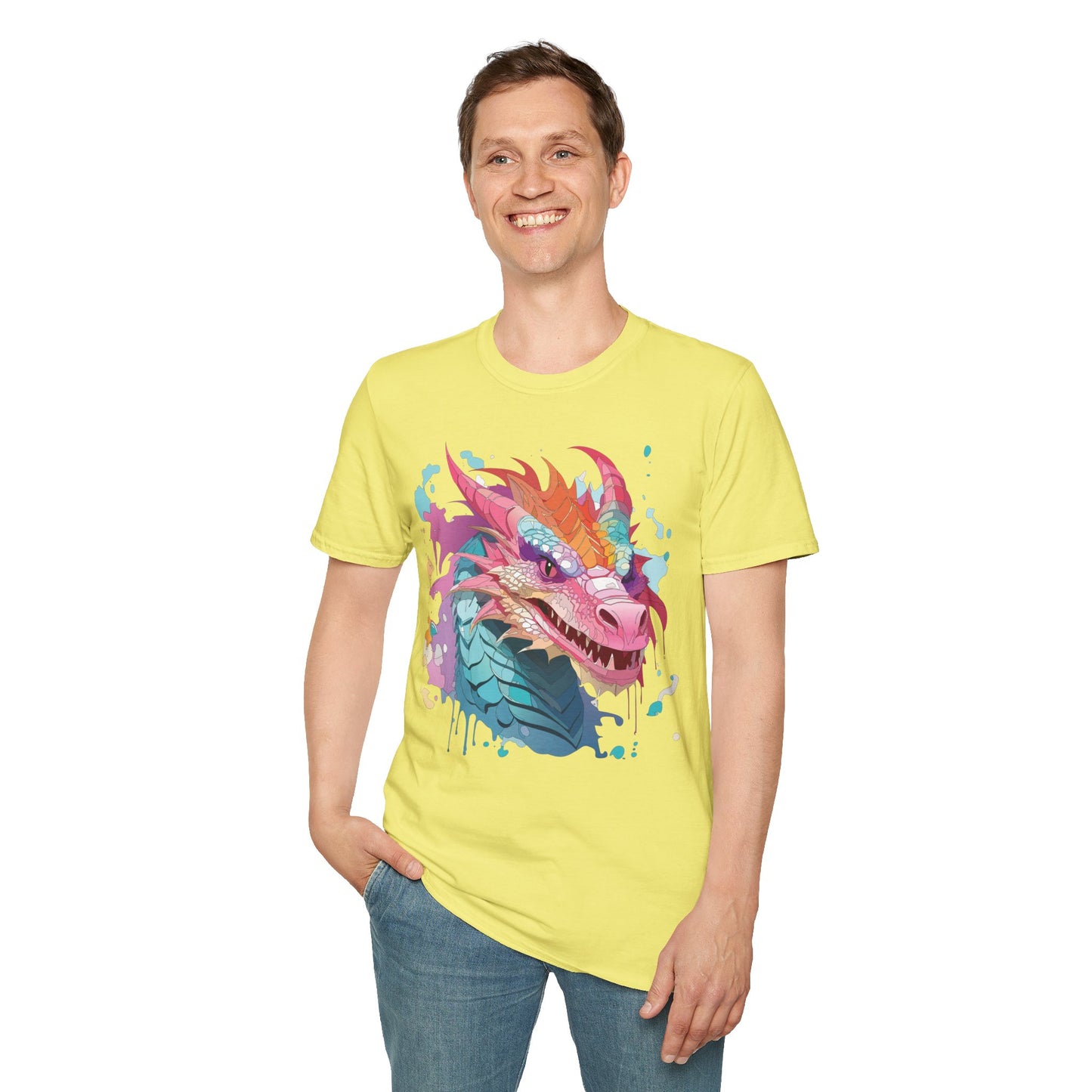 Dragon T Shirt, Dragon Shirt, Shirt with Animals, Animal Shirt