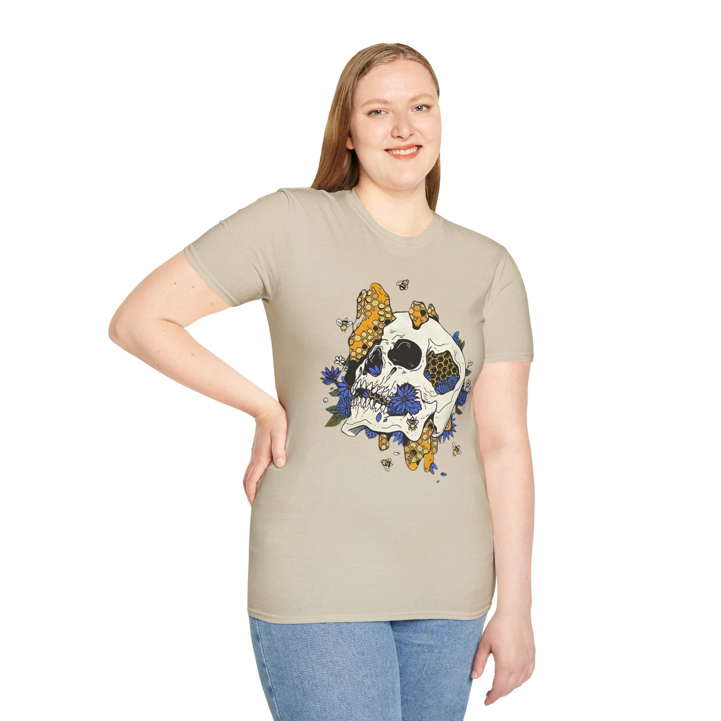 Skull Tee Shirt, Skeleton Shirt, Shirt with Skull, Shirt with Skeleton