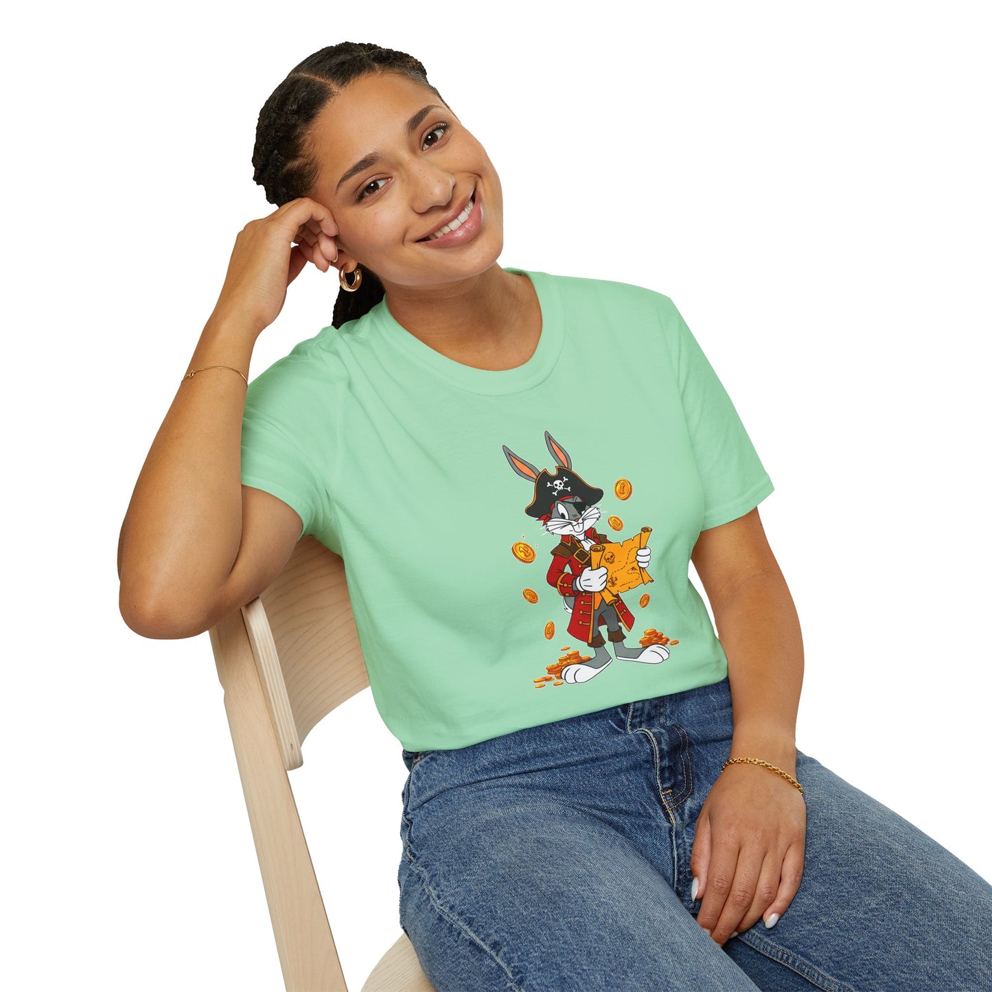 Bugs Bunny Shirt, Bugs Bunny T Shirt, Shirt with Bugs Bunny, T Shirt with Cartoon, Cartoon on T Shirt, Animation Shirt