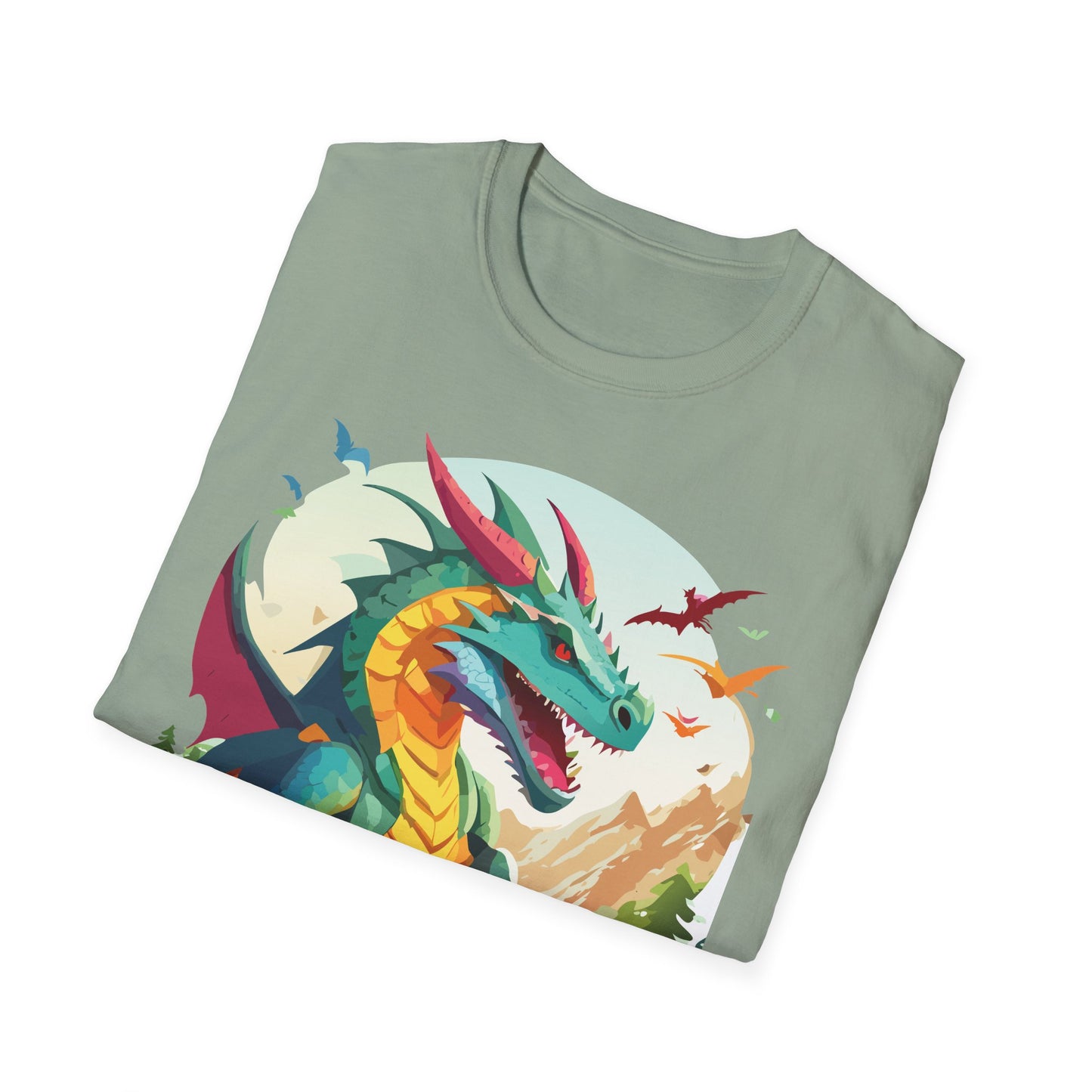 Dragon T Shirt, Dragon Shirt, Shirt with Animals, Animal Shirt