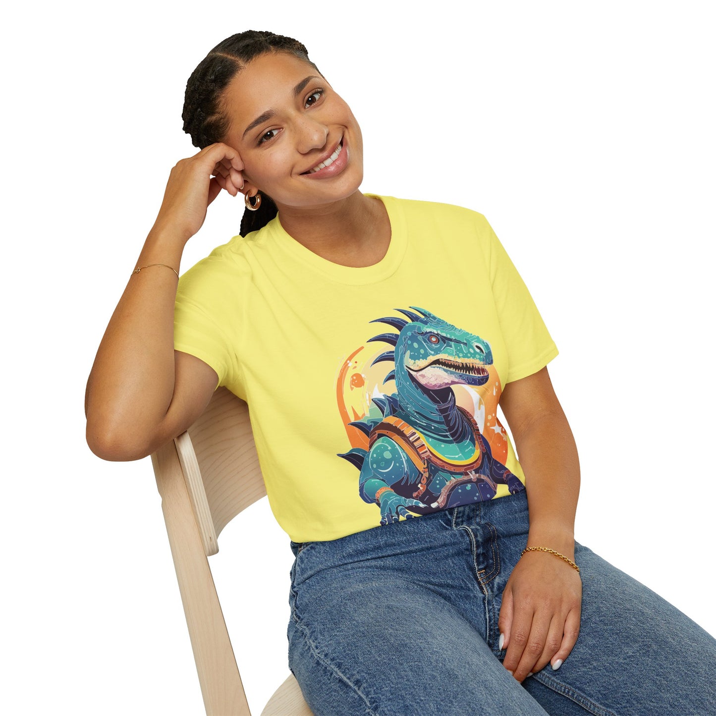 Alien T Shirt Cosmos Design Unisex Softstyle 64000 Graphic Artwork Tee With Aliens