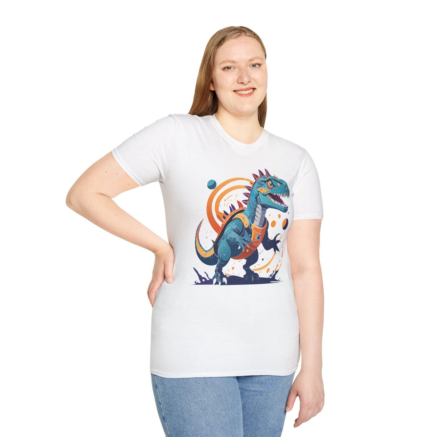 Unisex Alien T Shirt Cosmos Tee With Alien Design Gildan Softstyle 64000 Ring Spun Cotton