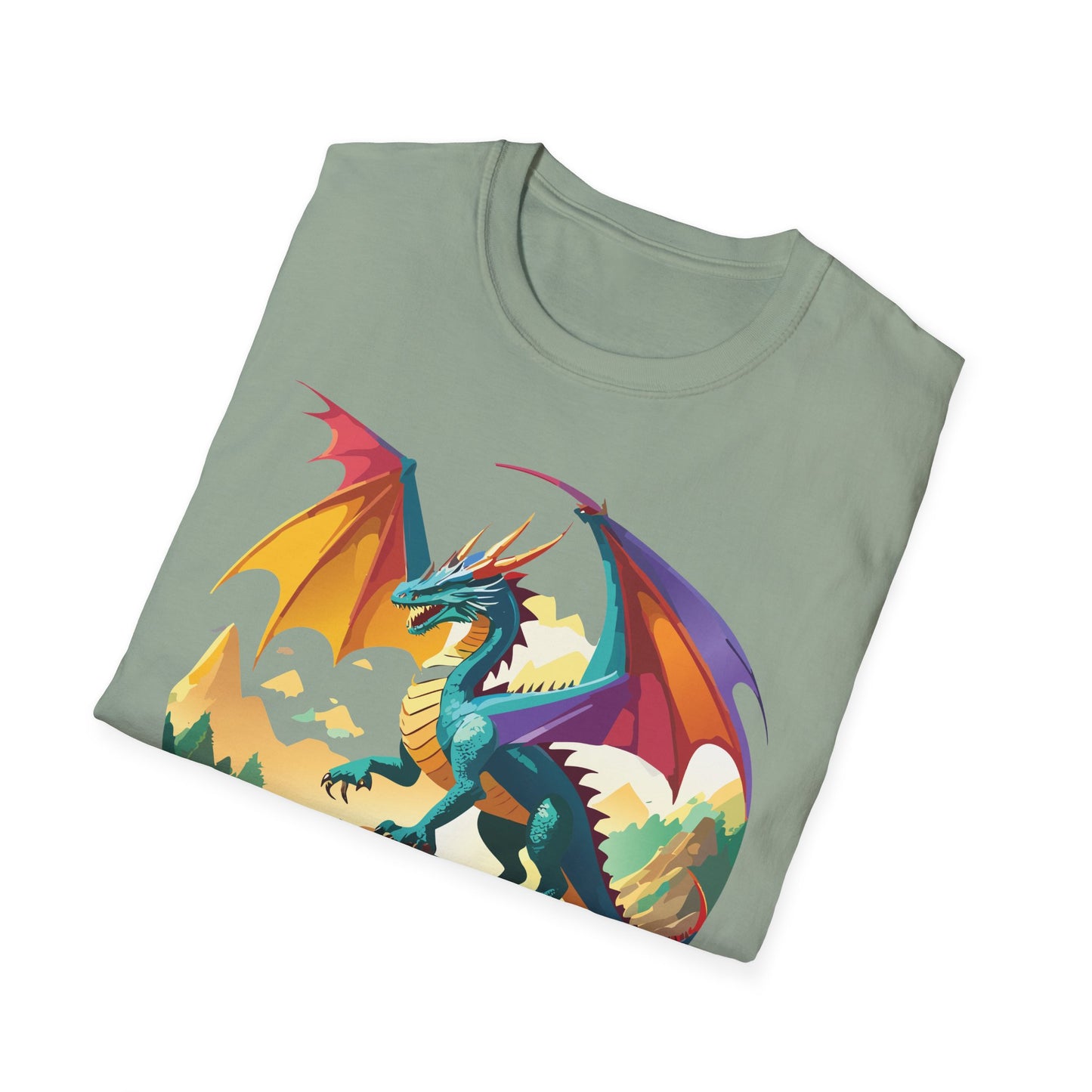 Dragon T Shirt, Dragon Shirt, Shirt with Animals, Animal Shirt