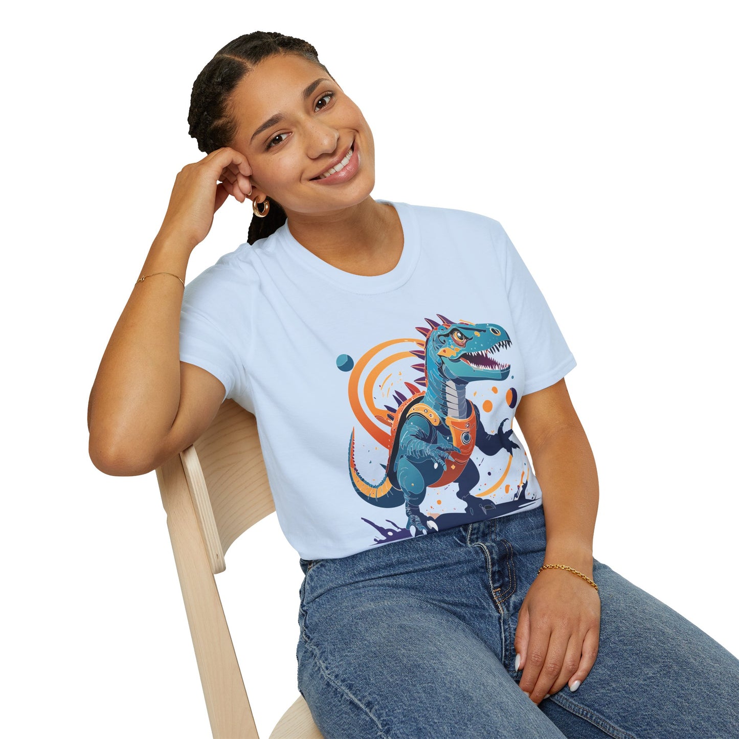 Unisex Alien T Shirt Cosmos Tee With Alien Design Gildan Softstyle 64000 Ring Spun Cotton