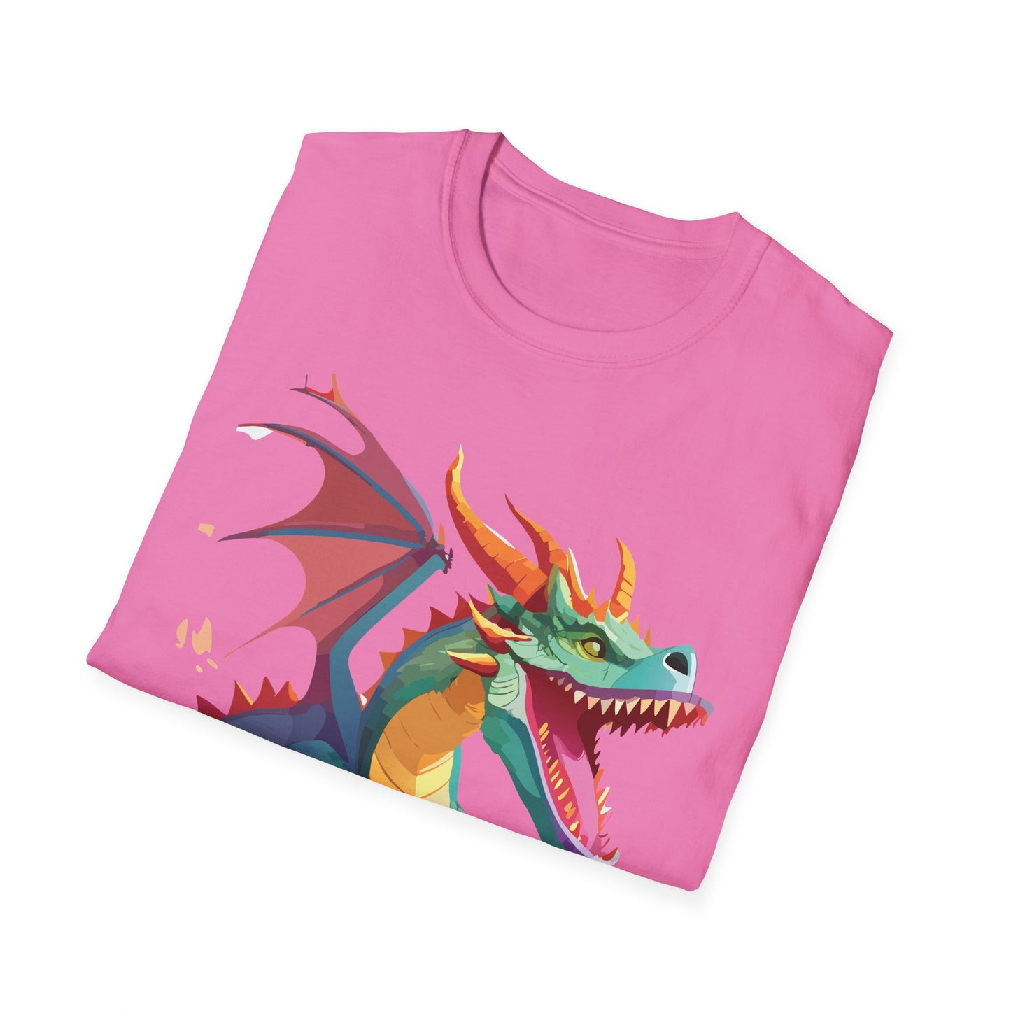 Dragon Graphic T Shirt Unisex Softstyle Cotton Tee Dragon Art Shirt For Men Women