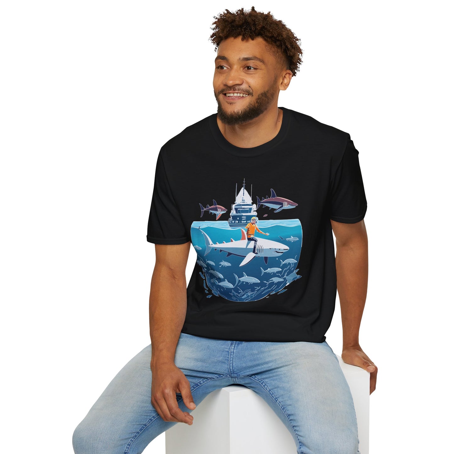 Ocean Tee Shirt, Ocean Shirt, Shirt with Ocean, U boat Tees, Shirt with U-Boat