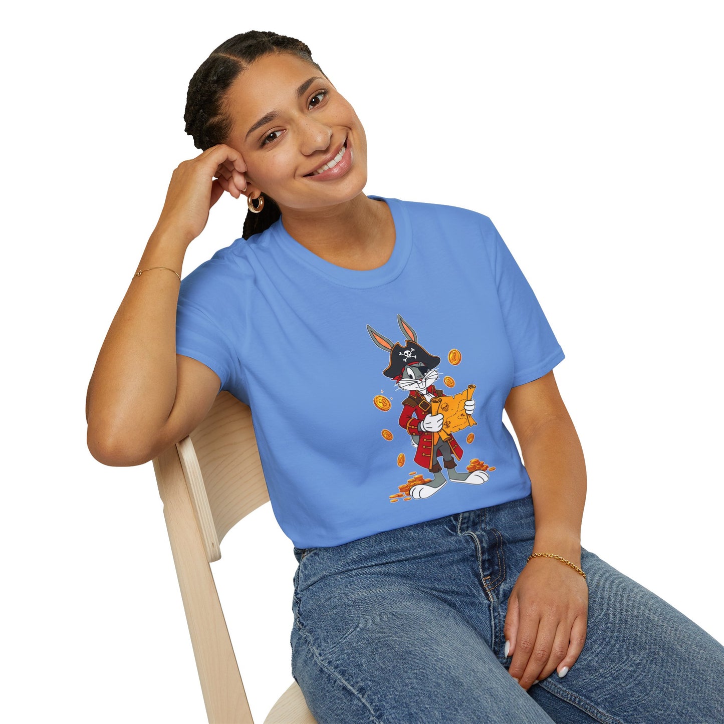 Bugs Bunny Shirt, Bugs Bunny T Shirt, Shirt with Bugs Bunny, T Shirt with Cartoon, Cartoon on T Shirt, Animation Shirt