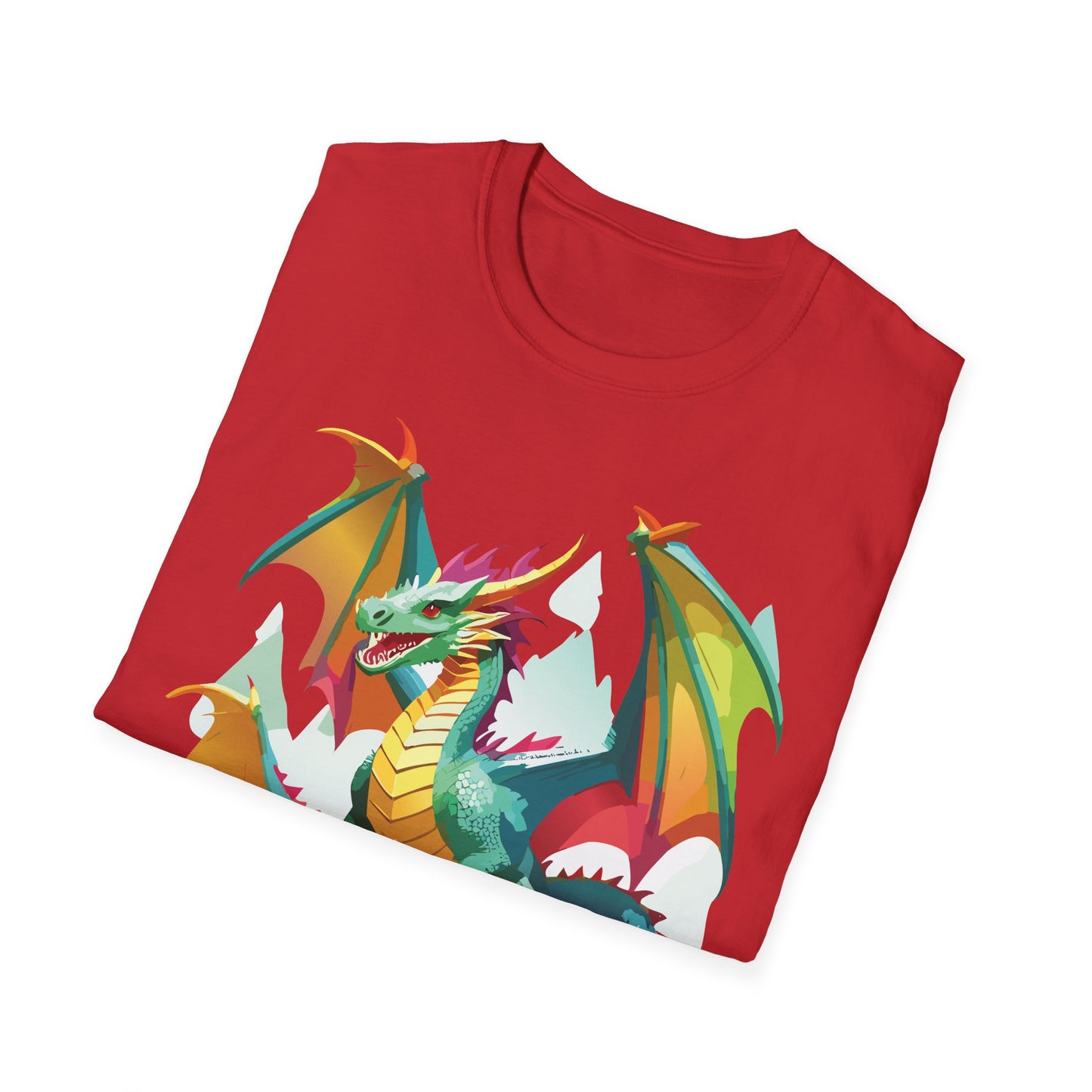Dragon Graphic T Shirt for Men and Women Unisex Animal Design Softstyle Cotton Tee Premium Quality