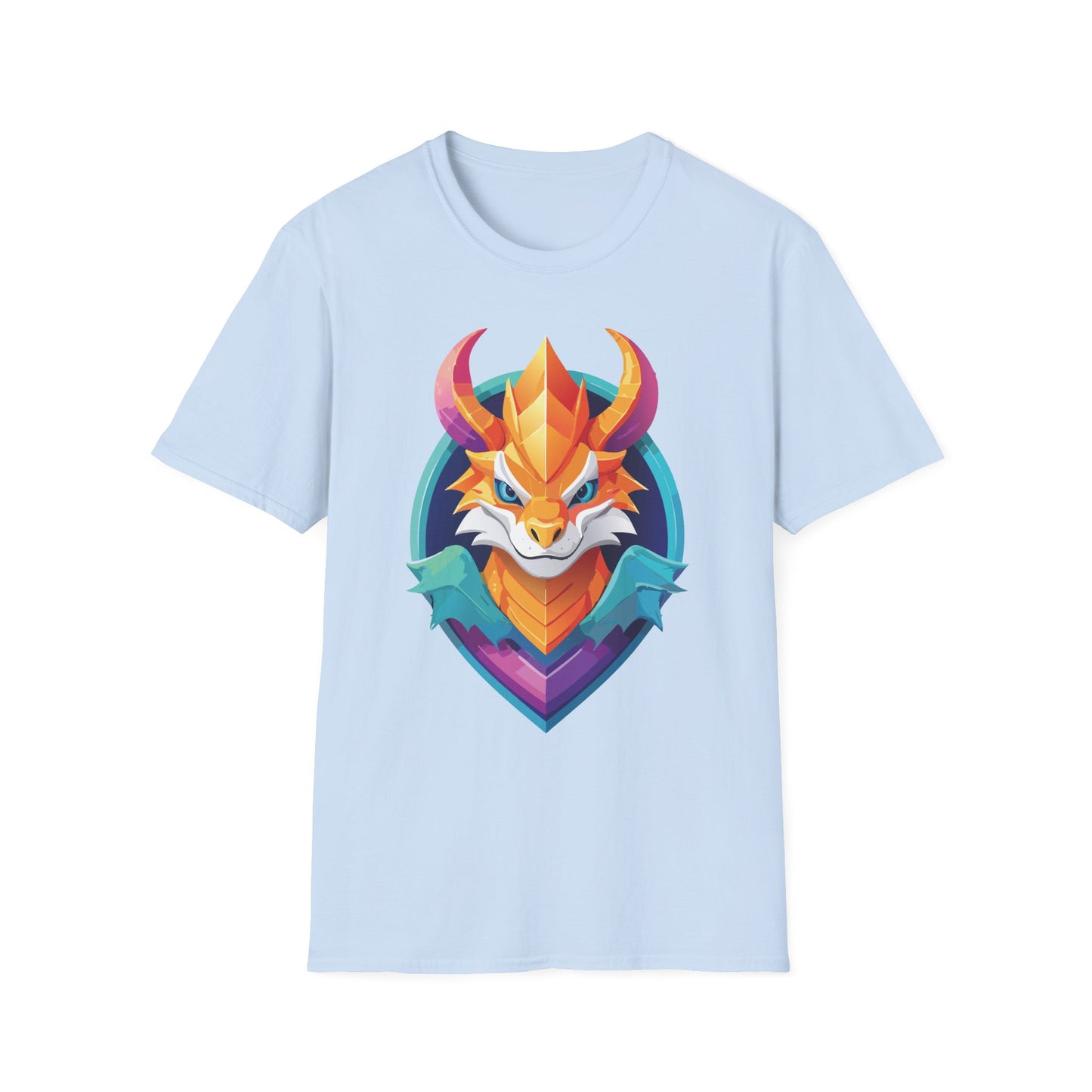 Dragon T Shirt Unisex Gildan Softstyle 64000 Comfortable Cotton Tee With Animal Design
