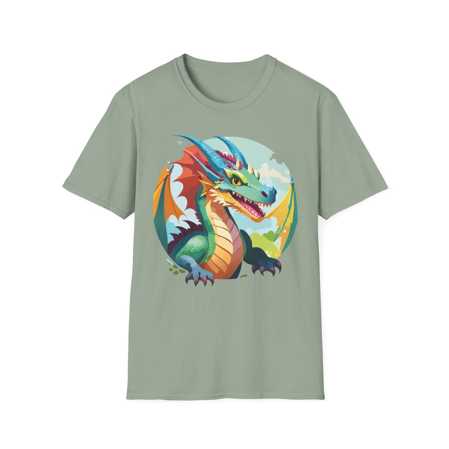 Dragon T Shirt, Dragon Shirt, Shirt with Animals, Animal Shirt