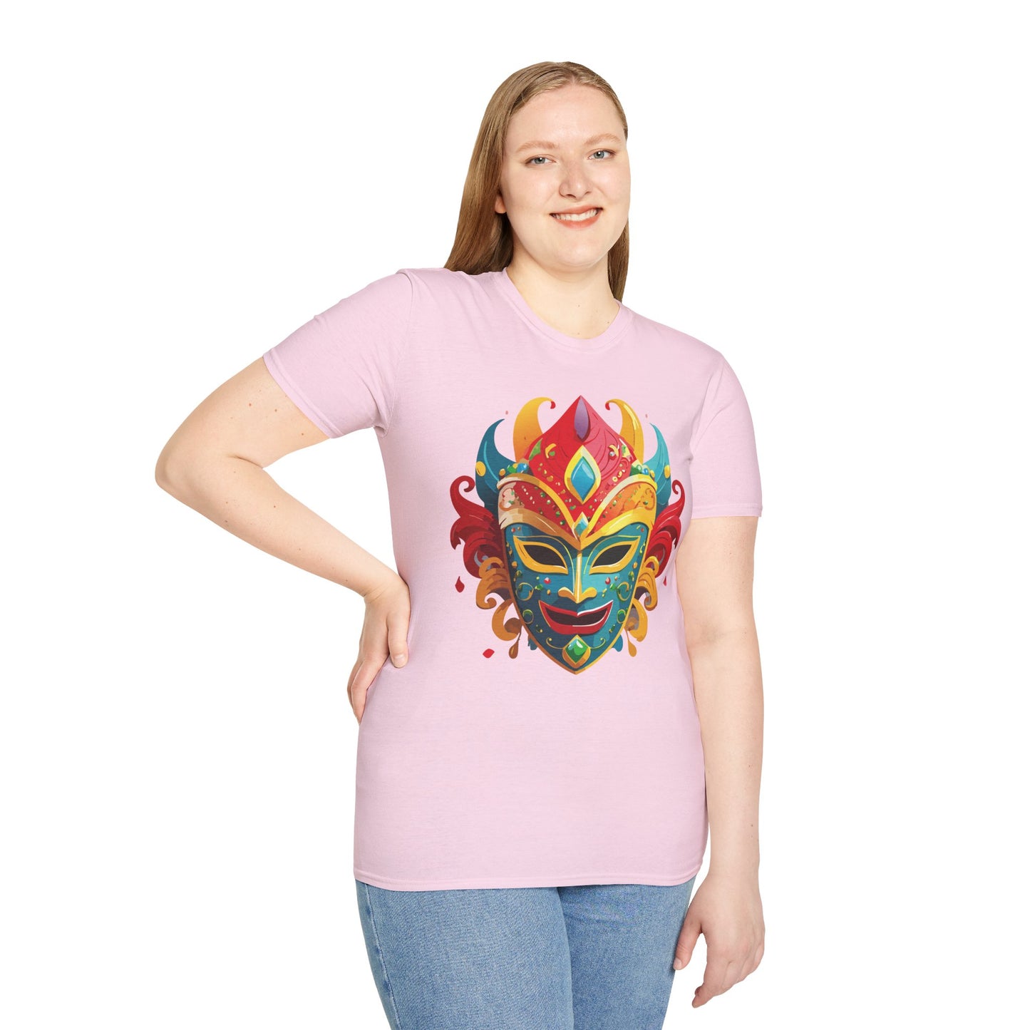 Mask Tee Shirt, Mask Shirt, Shirt with Mask, Masquerade Tees