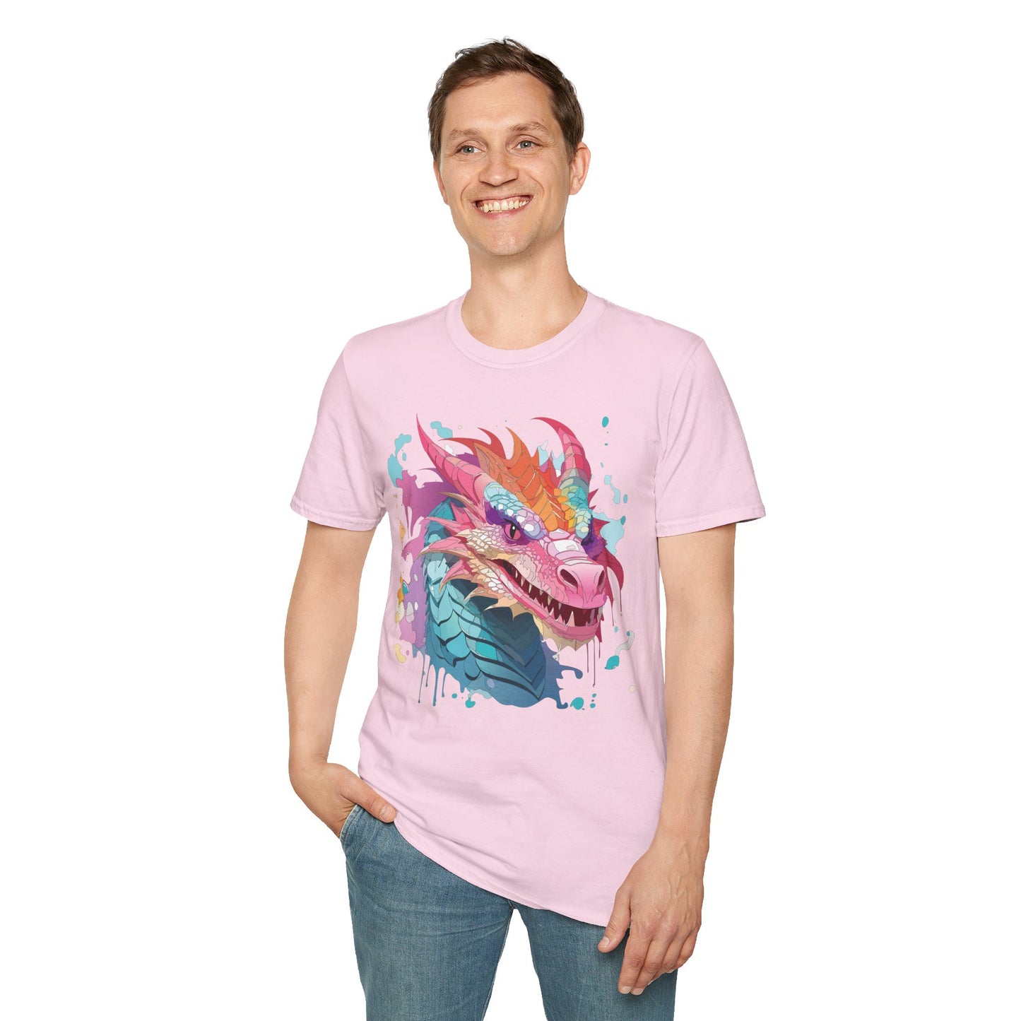 Dragon T Shirt, Dragon Shirt, Shirt with Animals, Animal Shirt