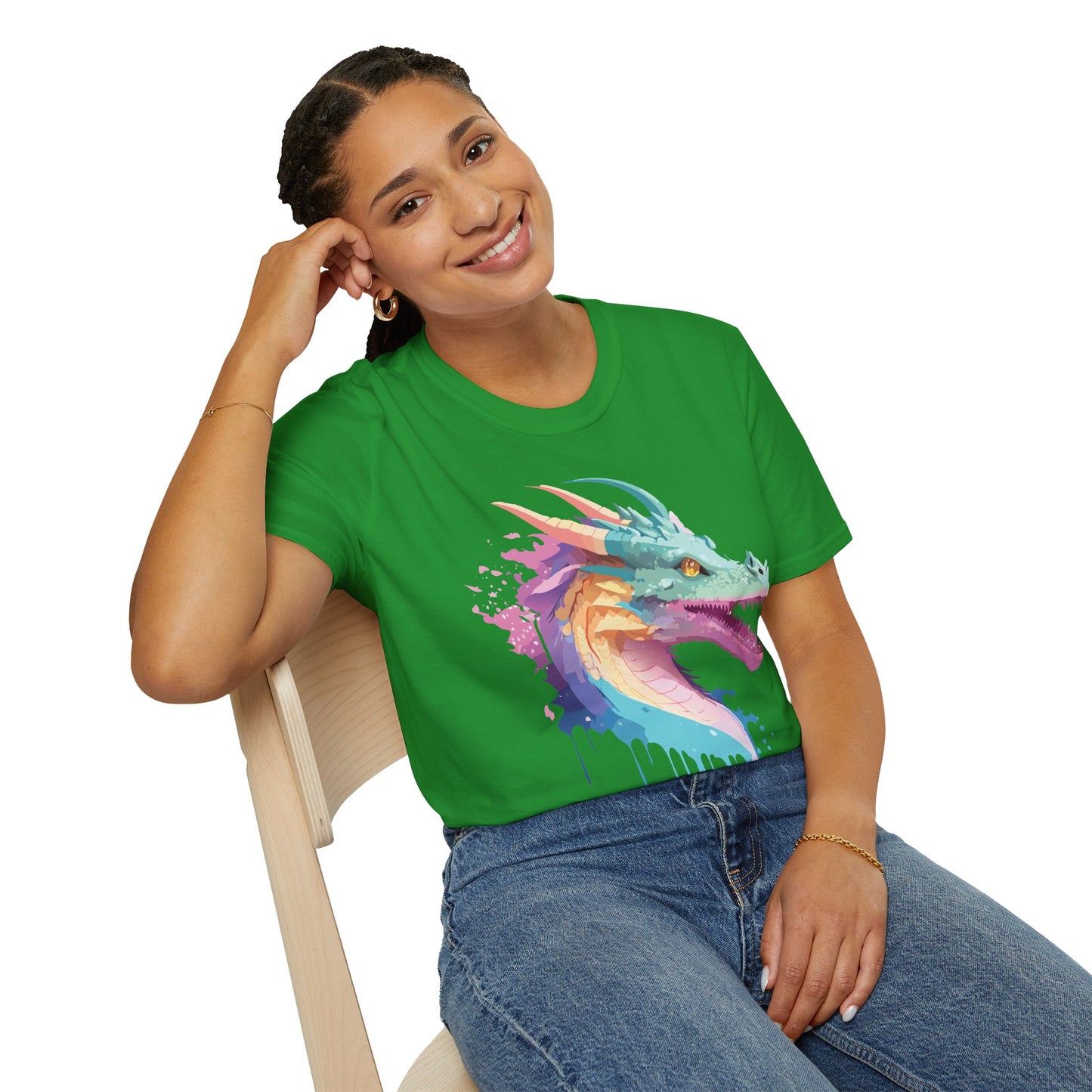 Dragon T Shirt, Dragon Shirt, Shirt with Animals, Animal Shirt