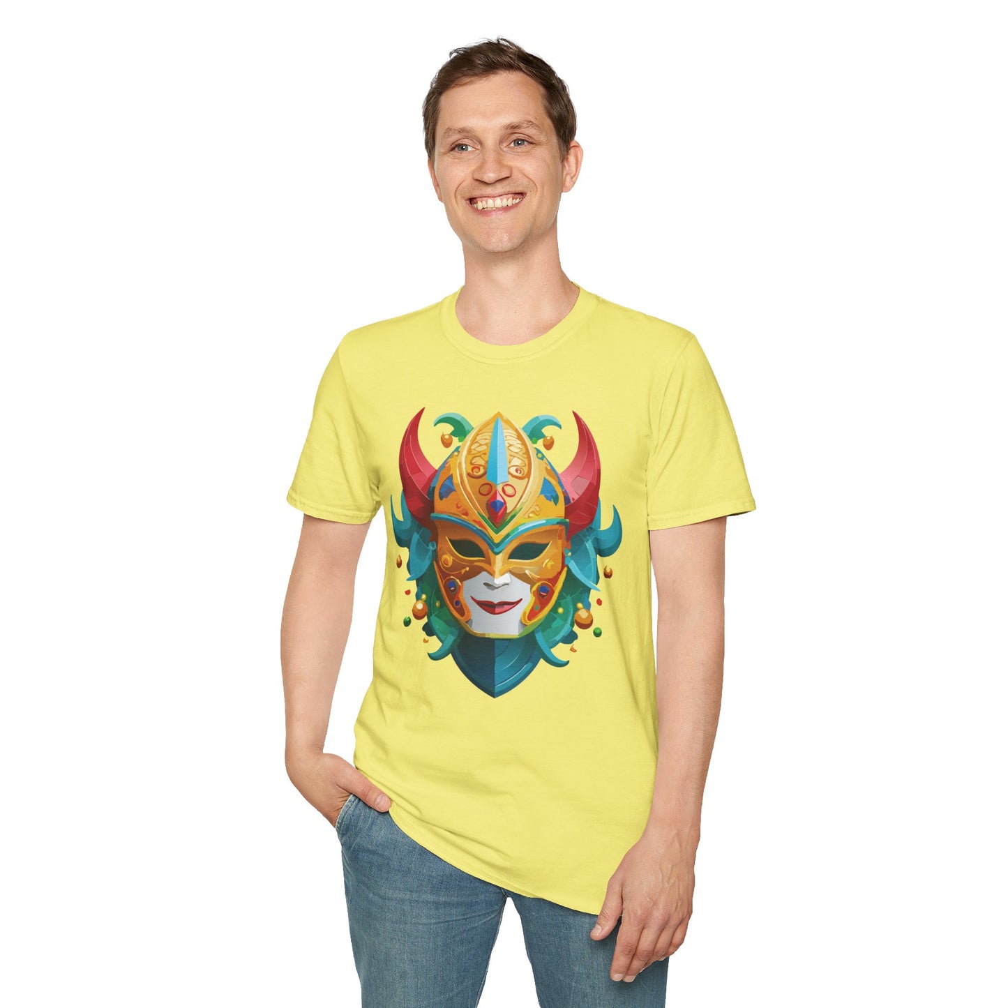 Mask Tee Shirt, Mask Shirt, Shirt with Mask, Masquerade Tees