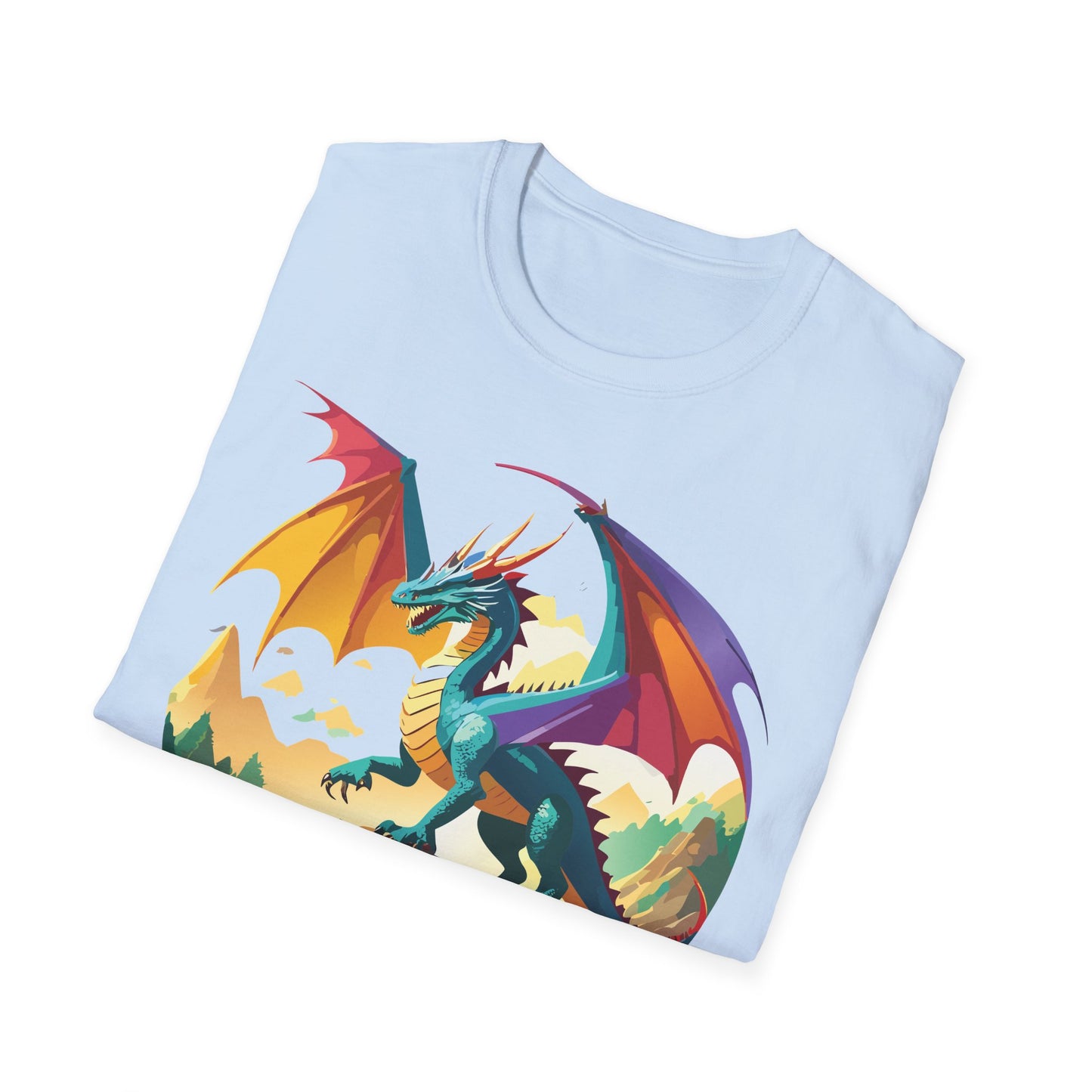 Dragon T Shirt, Dragon Shirt, Shirt with Animals, Animal Shirt