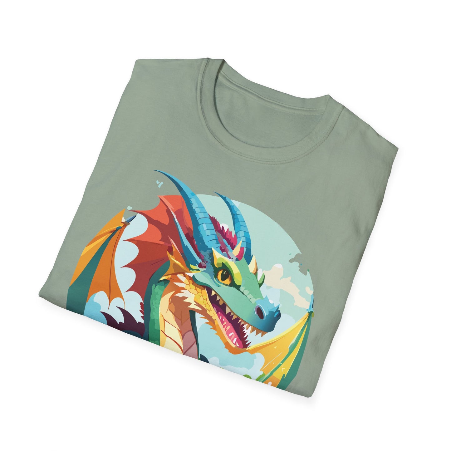 Dragon T Shirt, Dragon Shirt, Shirt with Animals, Animal Shirt